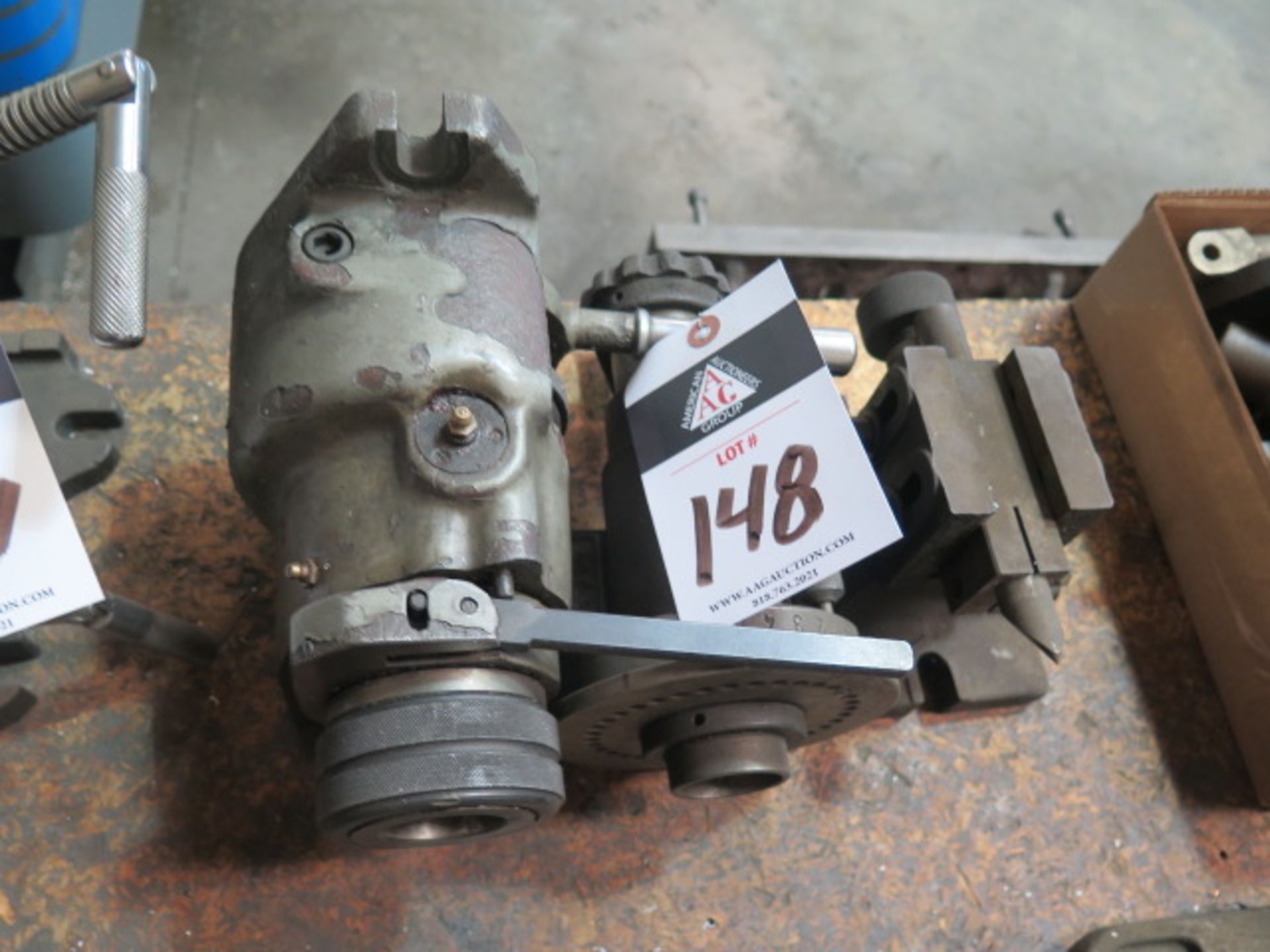 5C Indexing Head, 5C Spin Fixture and Mill Center