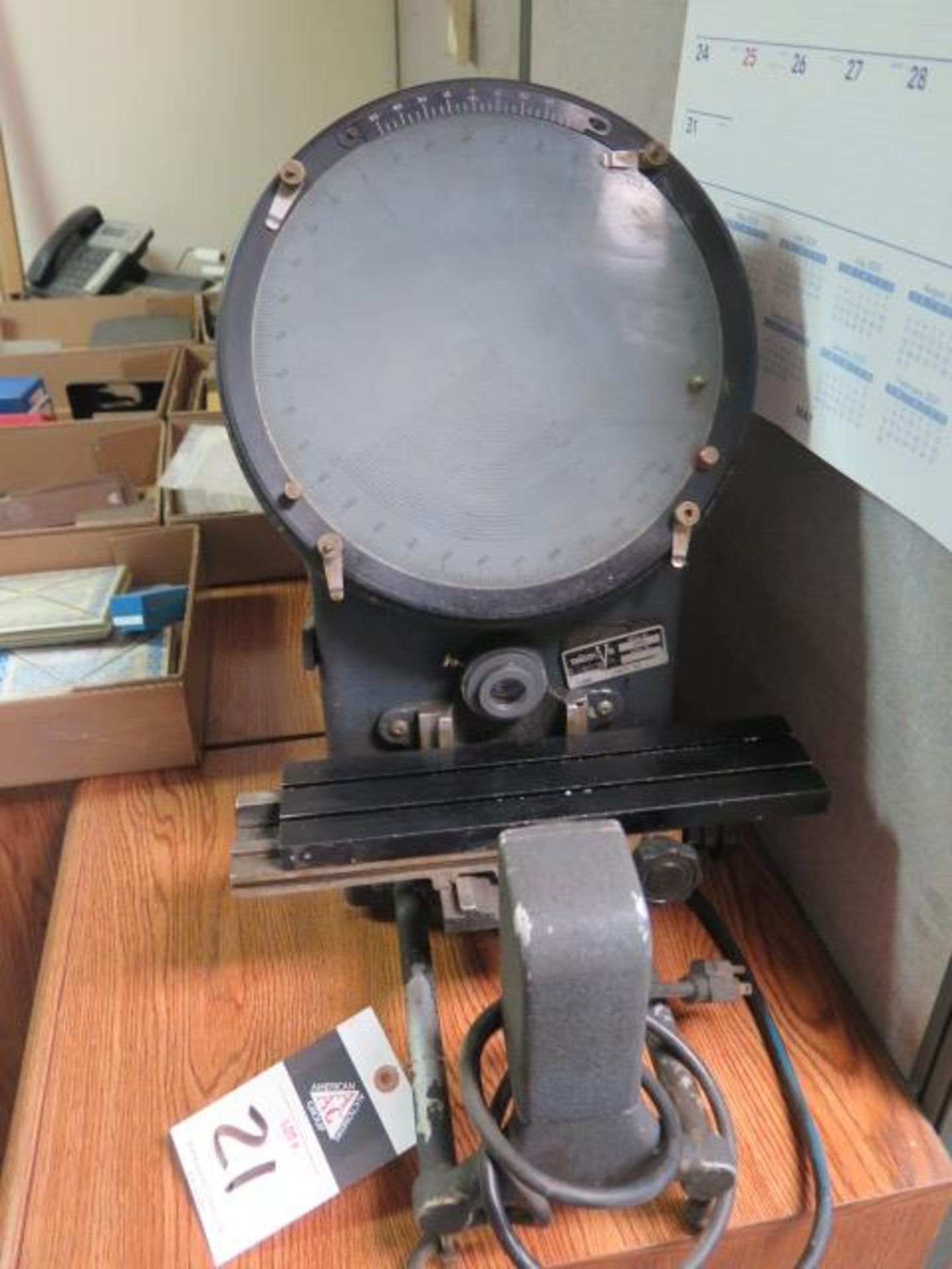 MicroVu mdl. 400 10" Table Model Optical Comparator - Image 2 of 5