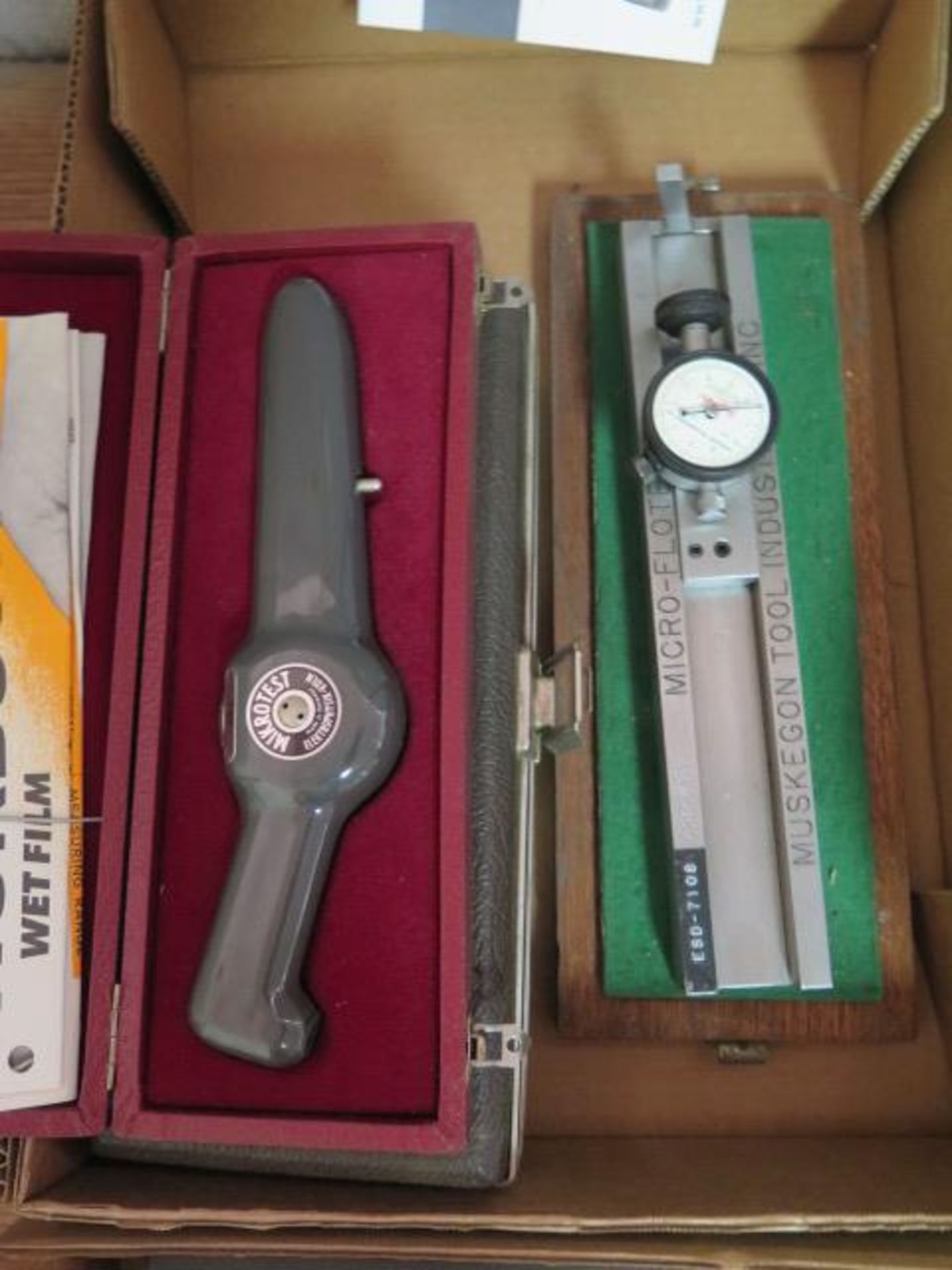 Chatillon Force Gage, Nordson Wet Film Thickness Gage and Muskegon Adjust-O-Matic Gage - Image 2 of 3