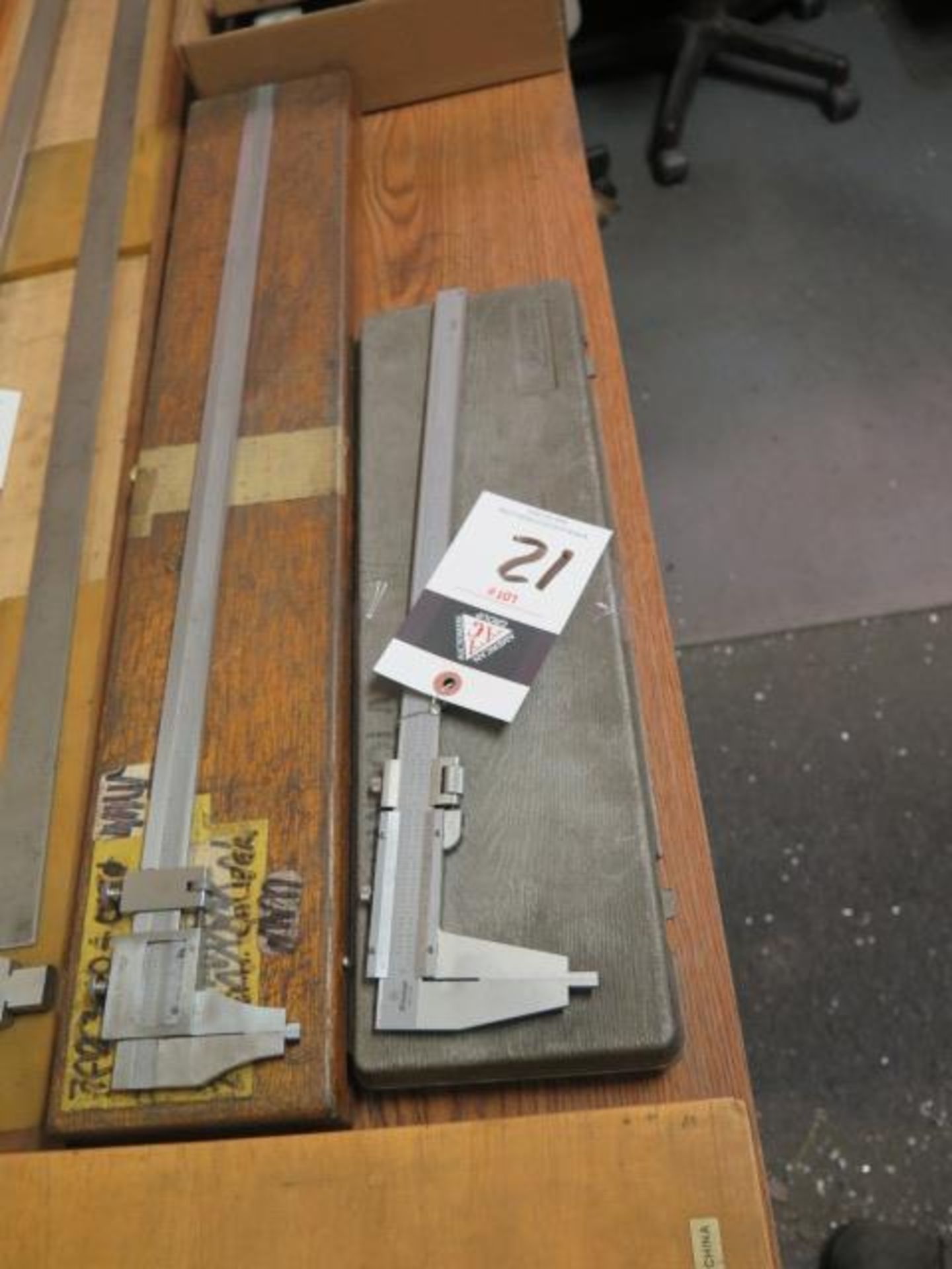 Starrett 25" and Mitutoyo 12" Vernier Calipers