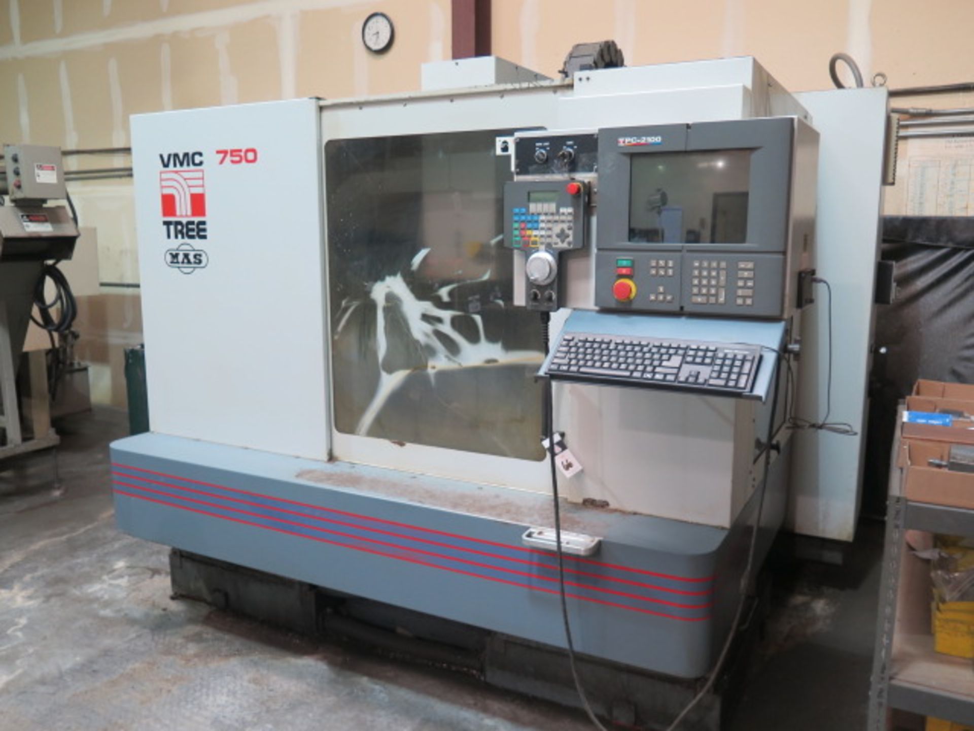 Tree / MAS VMC750 CNC Vertical Machining Center s/n 985961201 w/ Tree PC-2100 Controls, SOLD AS IS - Image 3 of 16