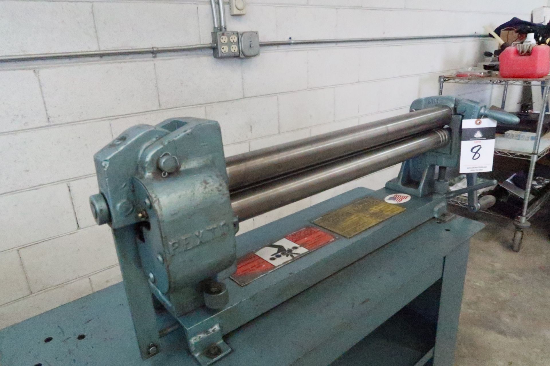 2000 Pexto 383D Slip Roller 20 GA., 2” x 24”. This Item is Sold AS Is and with No Warranty. - Image 3 of 6