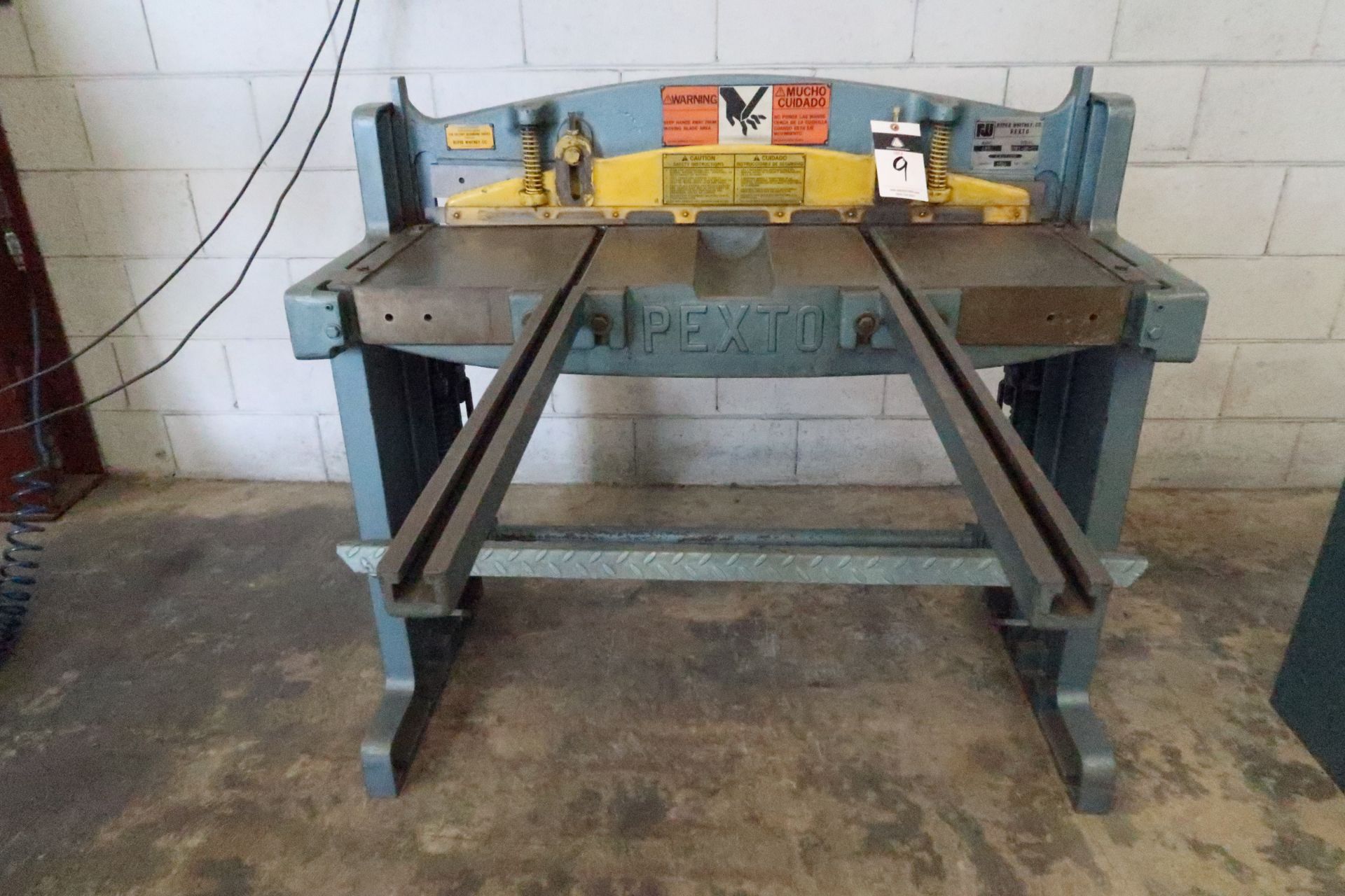 2000 Roper Whitney / Pexto Foot Shear 16 GA. X 36”. This item is Sold AS Is and with No Warranty