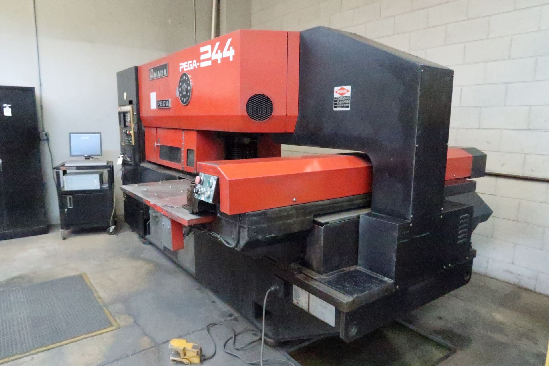 1986 Amada PEGA 244 CNC Punch, Thick turret, 20 stations (2) auto index. This Item is Sold AS IS. - Image 3 of 13