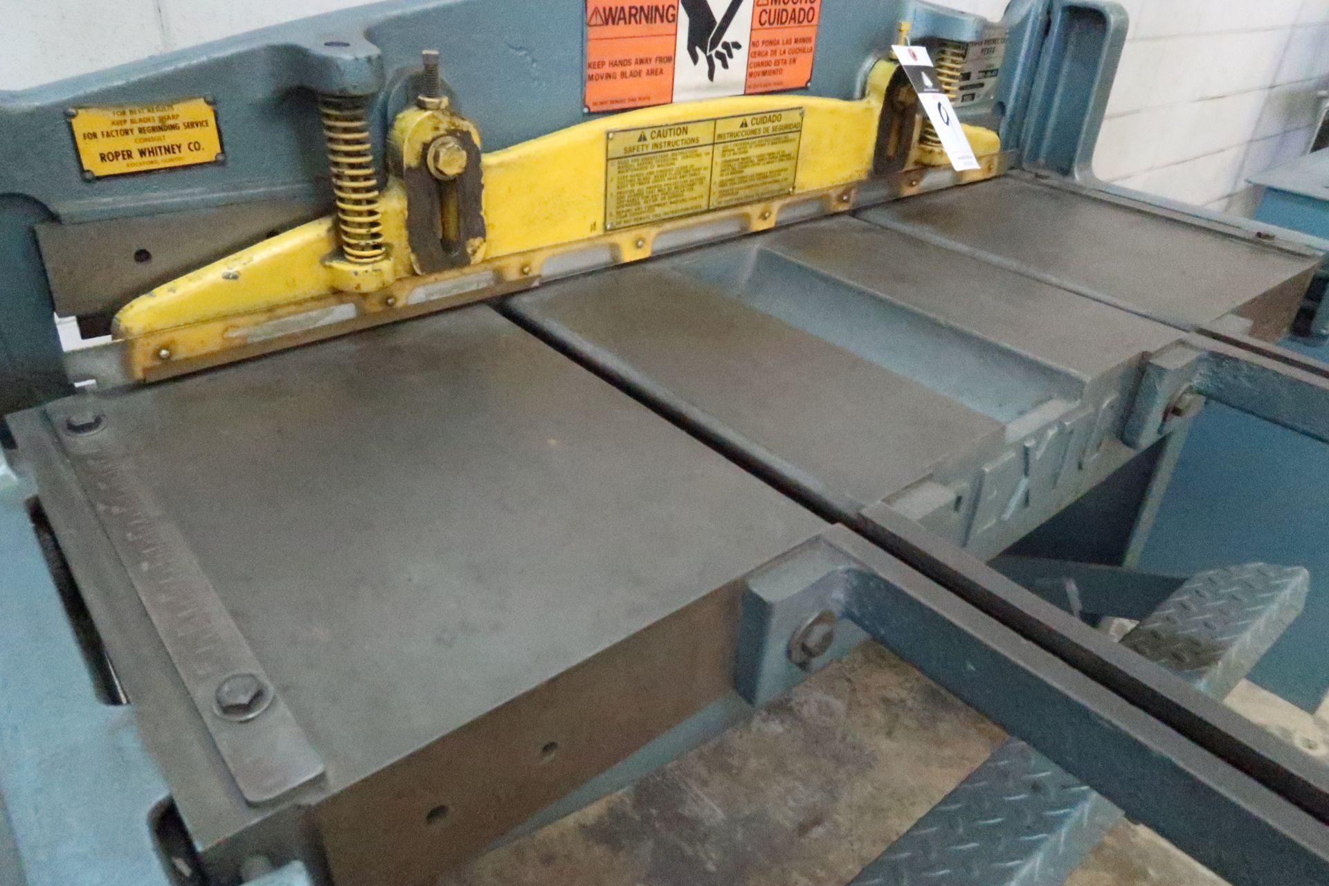 2000 Roper Whitney / Pexto Foot Shear 16 GA. X 36”. This item is Sold AS Is and with No Warranty - Image 3 of 6