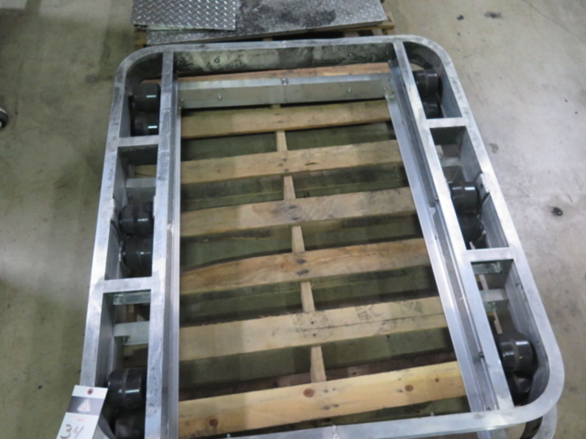 Aluminum Pallet Dolleys (2), SOLD AS IS WITH NO WARRANTY - Image 3 of 3