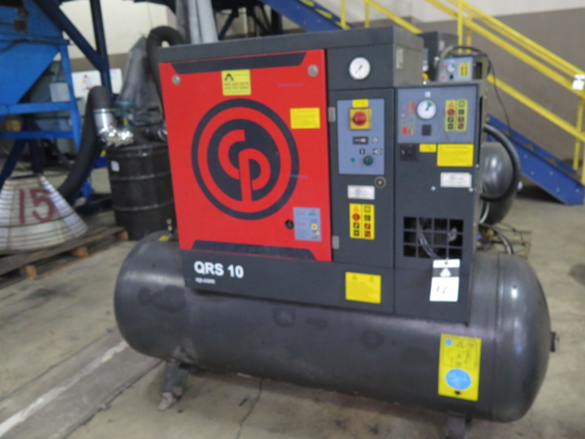 2010 Chicago Pneumatics QRS10HDP500 10Hp Rotary Air Compressor s/n CAI459436 SOLD AS IS - Image 2 of 8