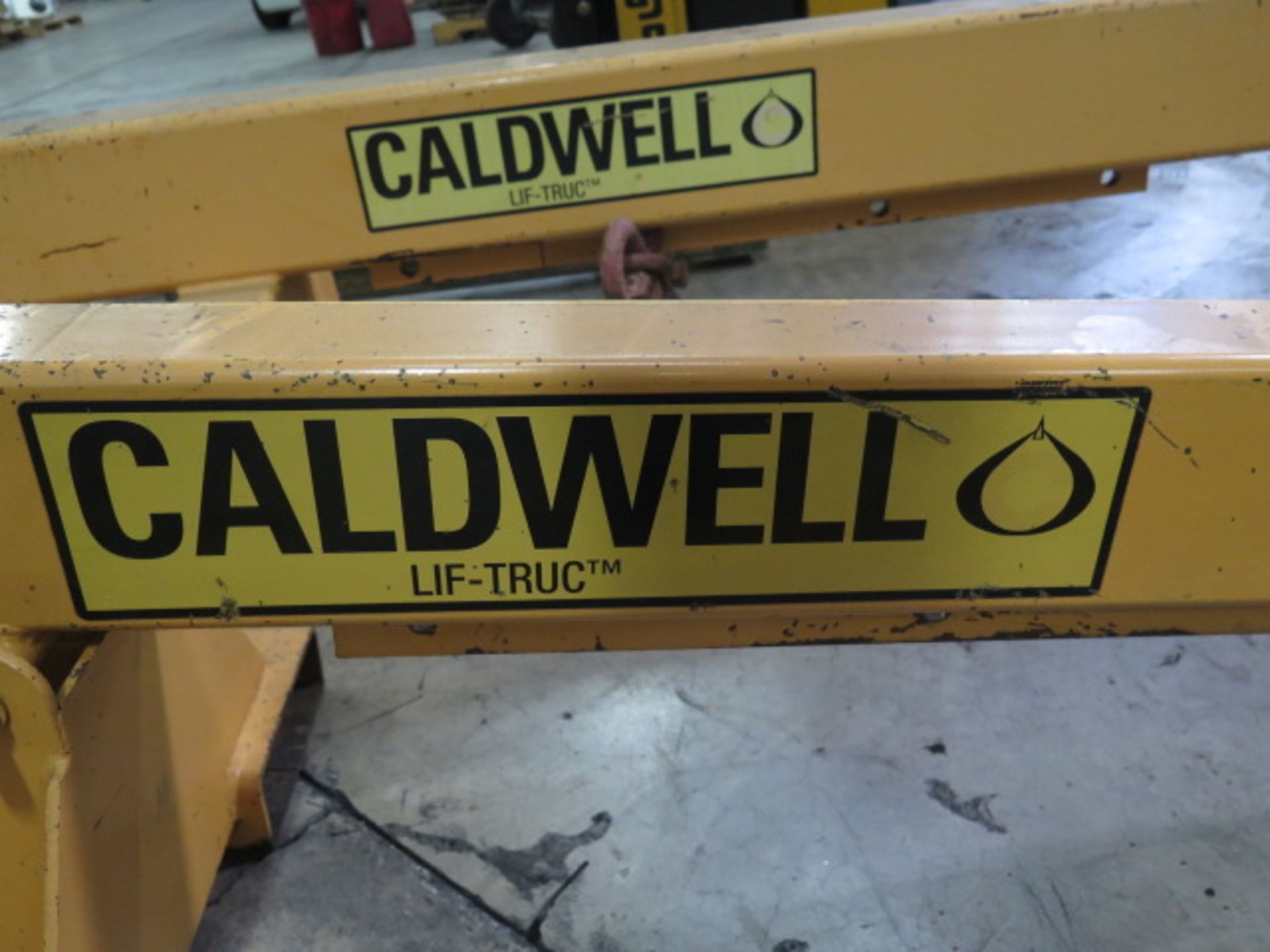 Caldwell PB-40 4000 Lb Forklift Jib Attachment s/n 47-32-0000110, SOLD AS IS WITH NO WARRANTY - Image 5 of 6