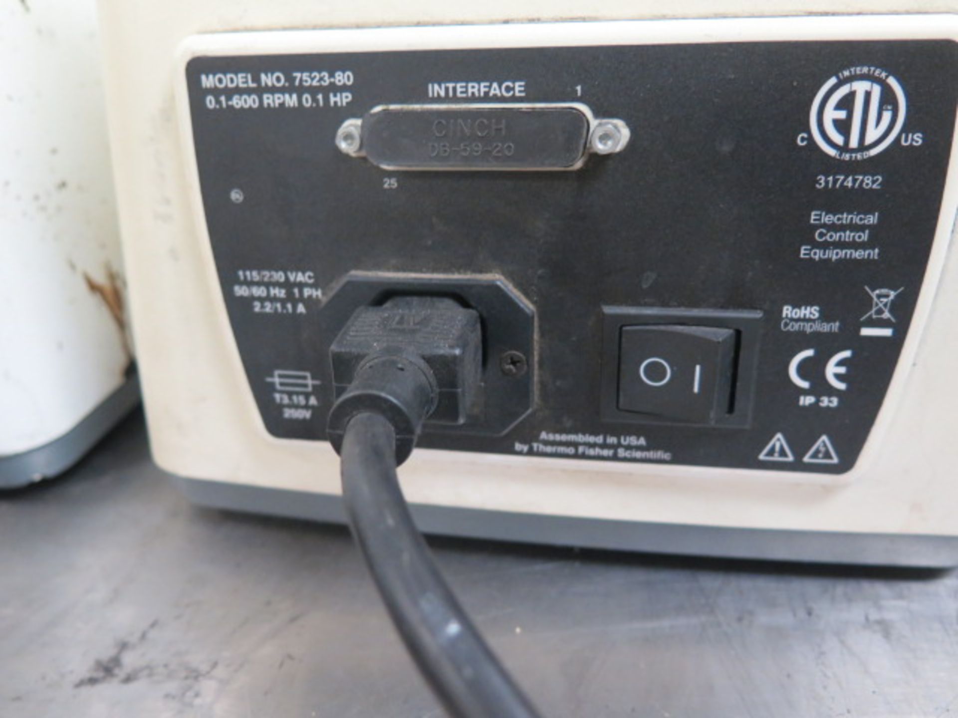 Cole-Parmer Masterflex L/S Peristaltic Pump, SOLD AS IS AND WITH NO WARRANTY - Image 4 of 4