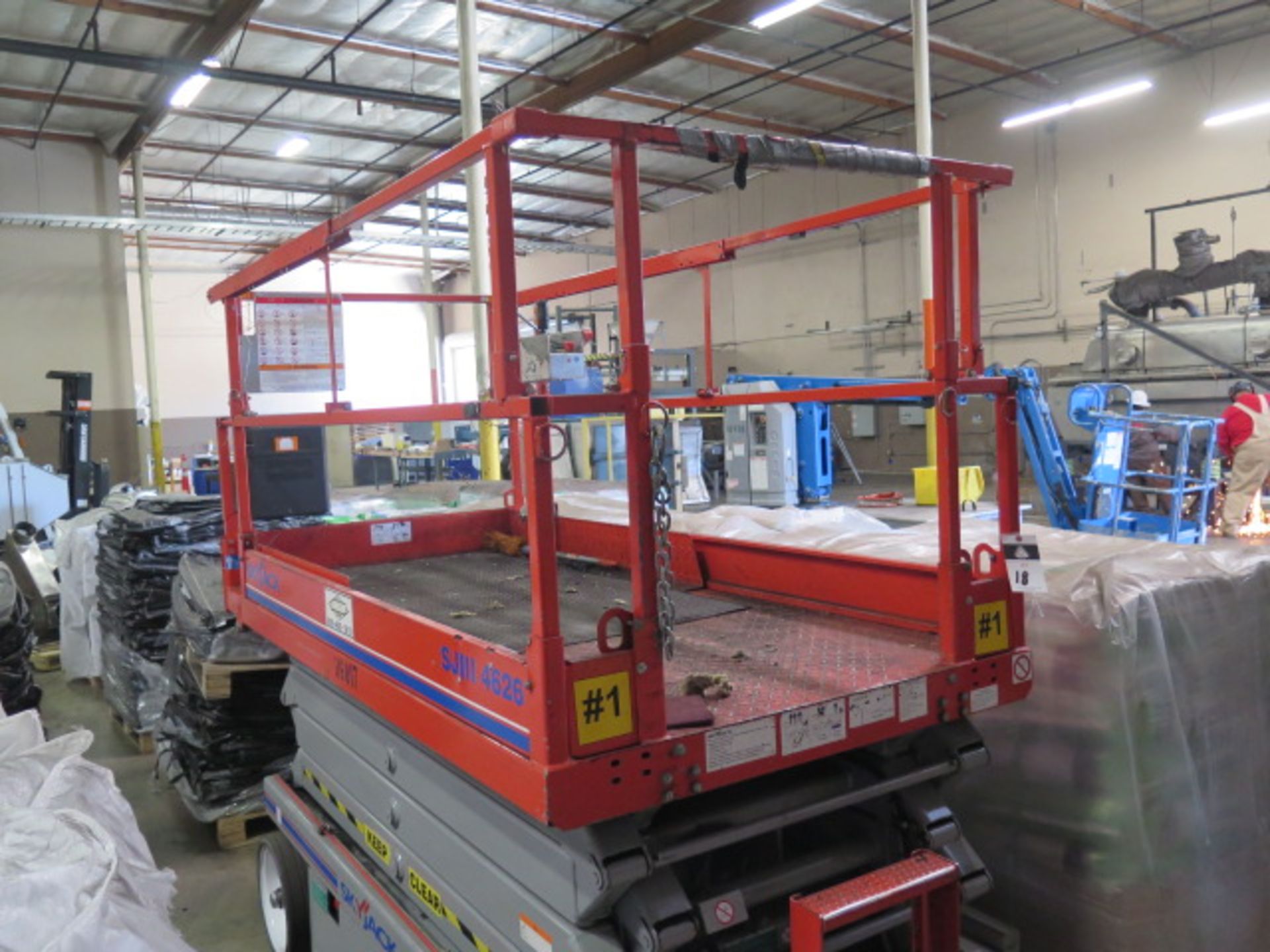 Skyjack SJM 4626 26’ Platform Scissor Lift s/n 70008393, SOLD AS IS WITH NO WARRANTY - Image 2 of 7