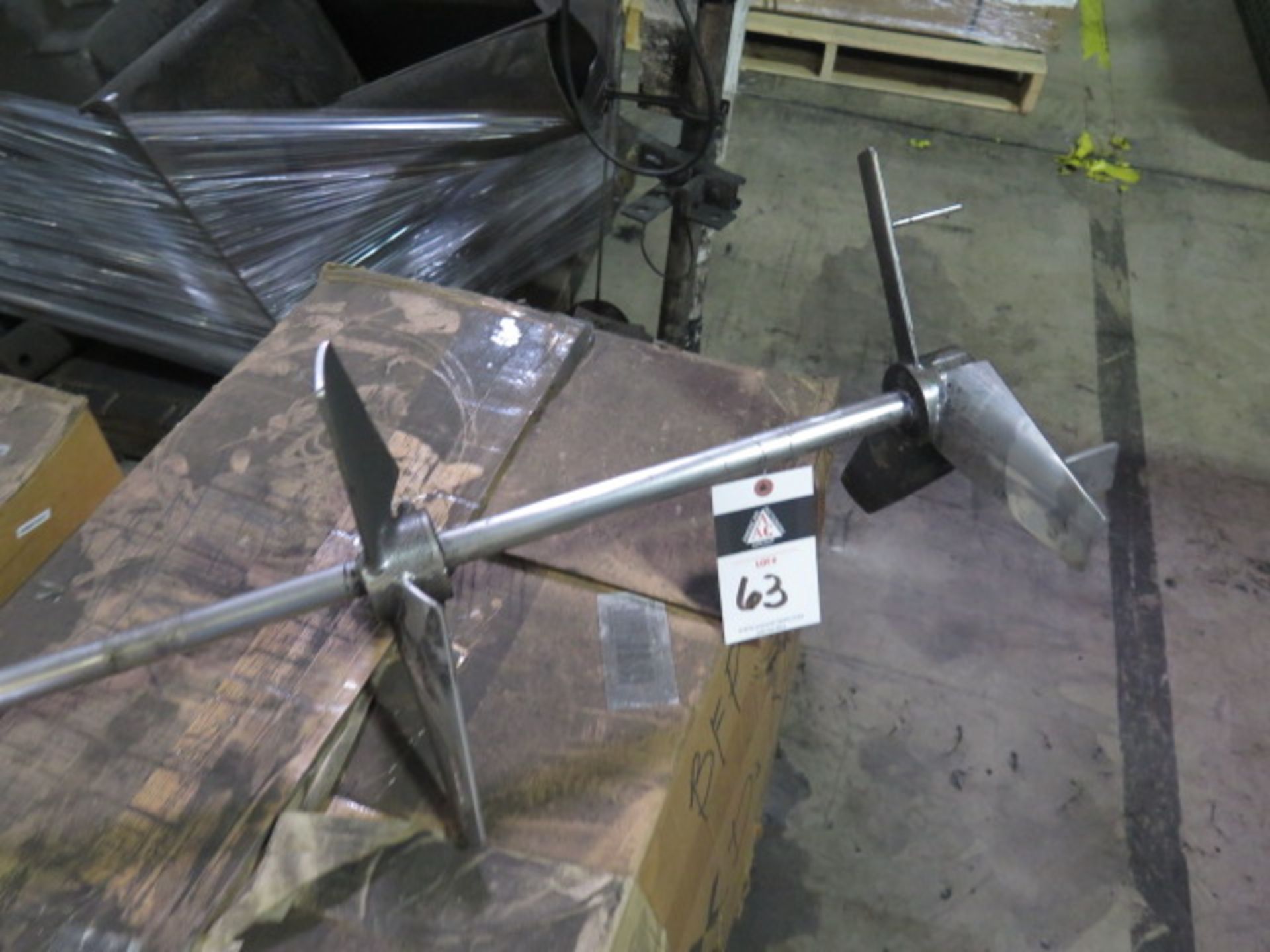 Motor and Impellers, SOLD AS IS AND WITH NO WARRANTY. - Image 2 of 3