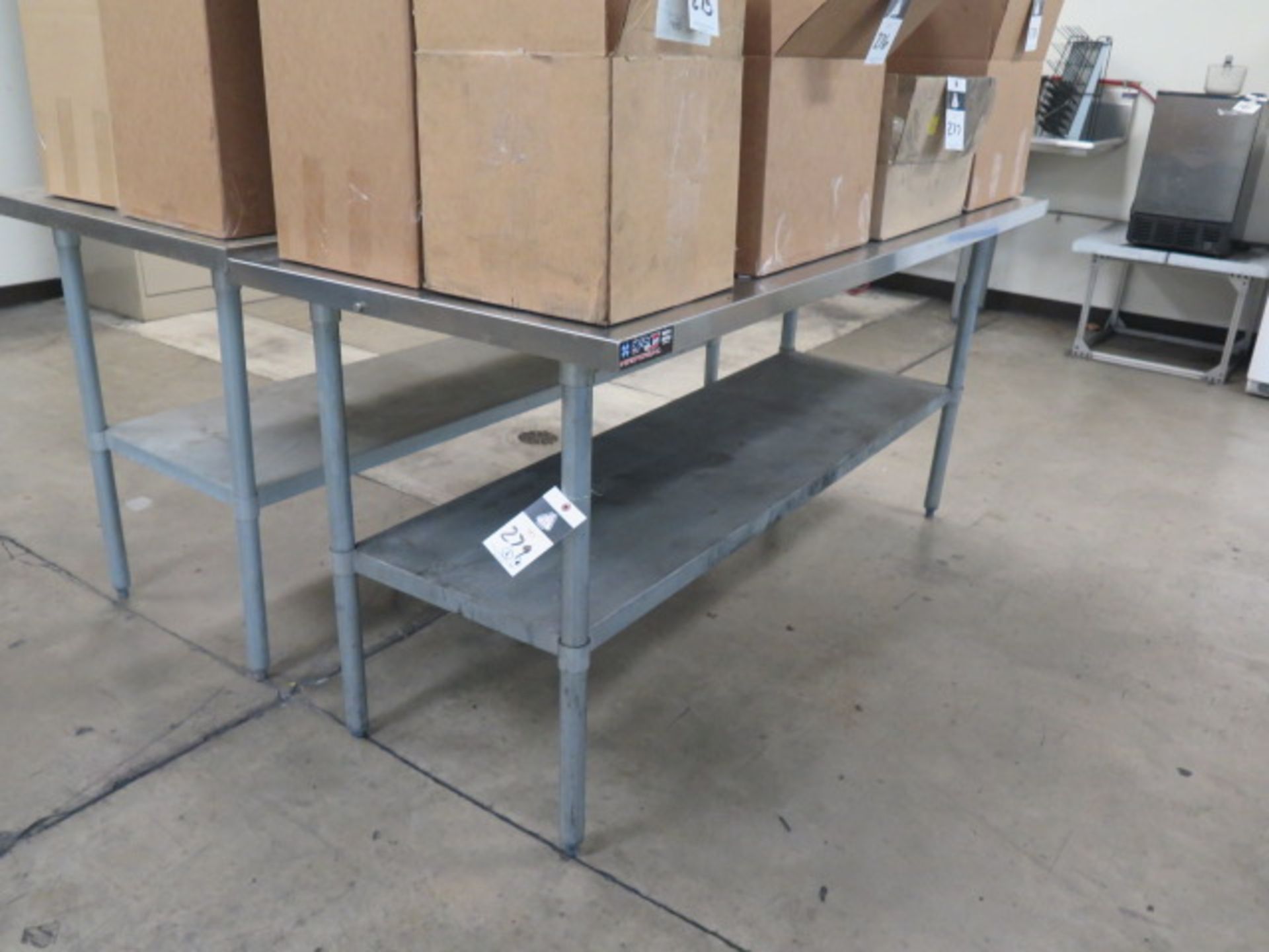 Stainless Steel Lab benches (2)