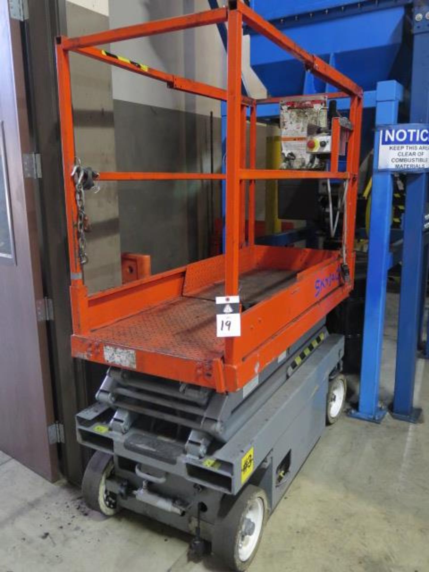 Skyjack SJM 3015 15’ Platform Scissor Lift s/n 16994, SOLD AS IS WITH NO WARRANTY - Image 2 of 7