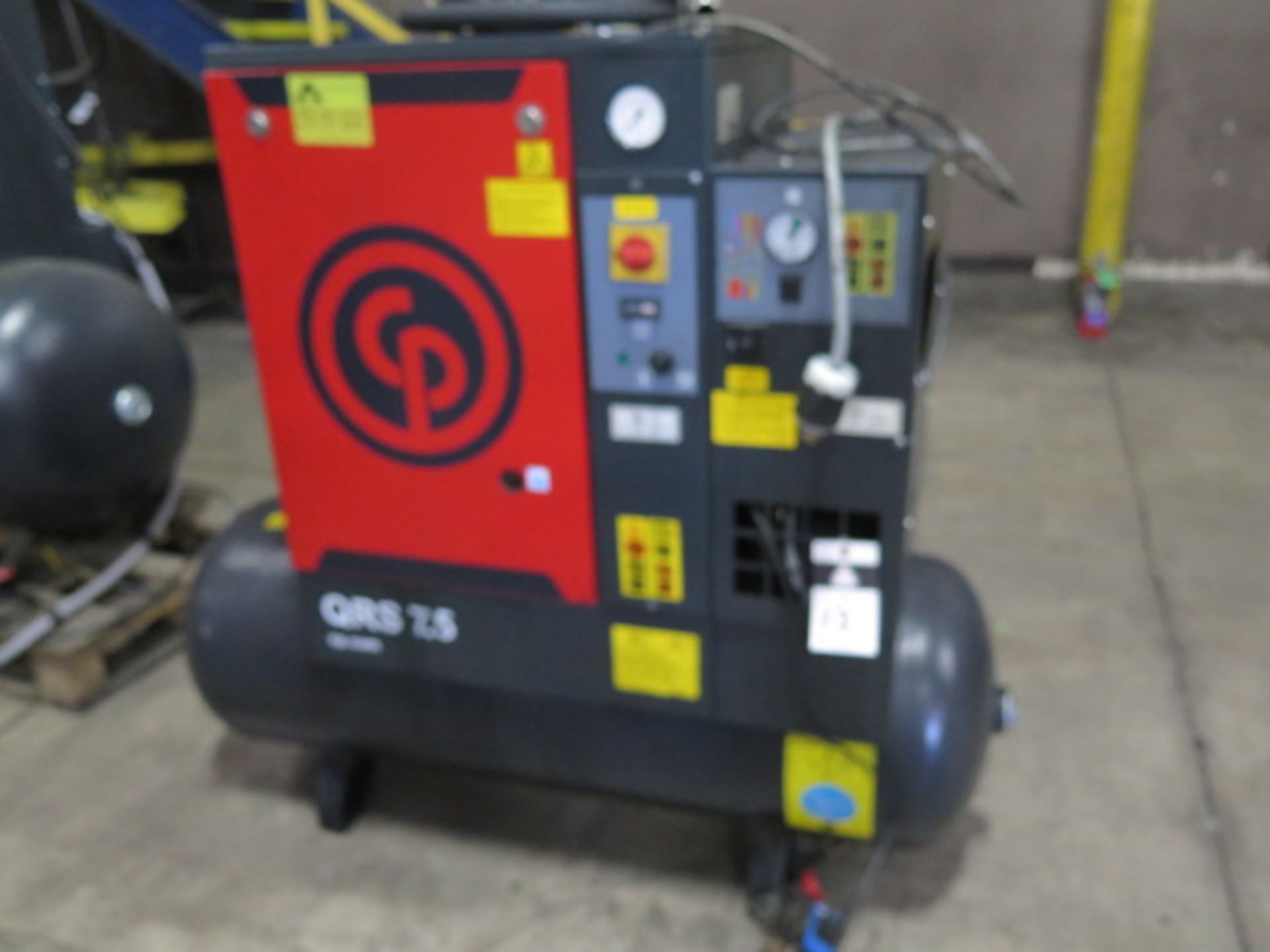 2010 Chicago Pneumatics QRS7.5HPUL 7.5Hp Rotary Air Compressor s/n CAI455838, SOLD AS IS - Image 2 of 7