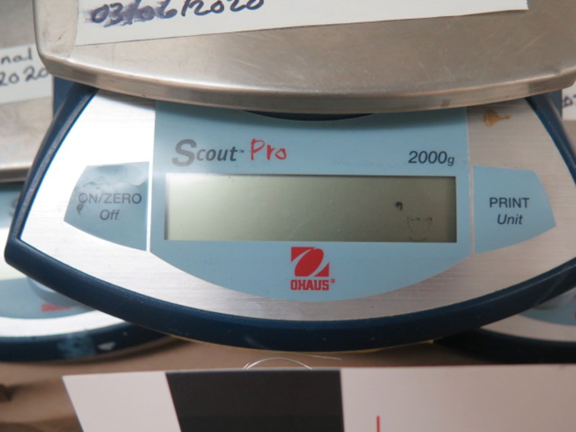 Ohaus ScoutPro SP2001 2000g Digital Scales (3), SOLD AS IS AND WITH NO WARRANTY - Image 3 of 3