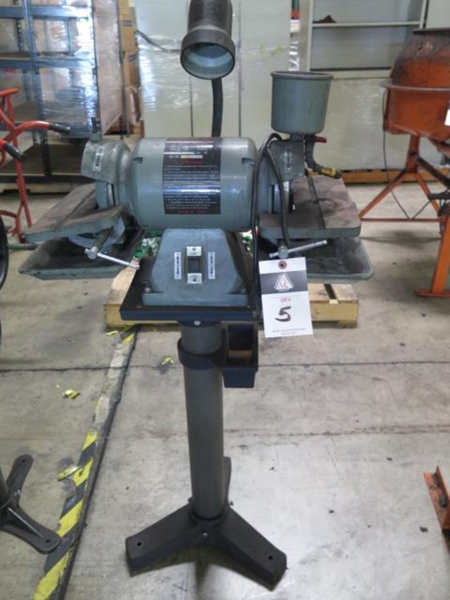 Import Pedestal Carbide Tool Grinder, SOLD AS IS WITH NO WARRANTY