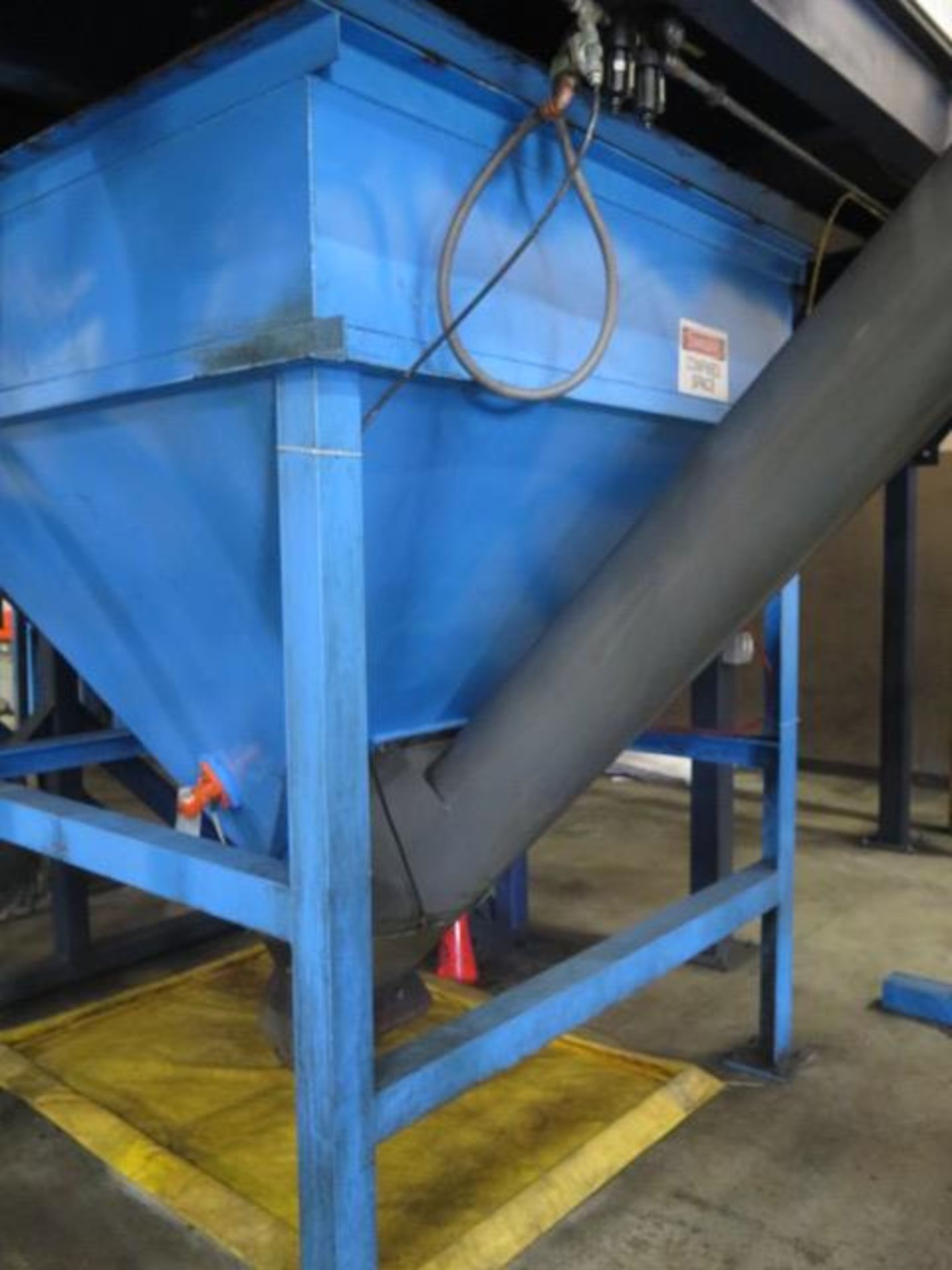 Stainless Auger Incline Conveyor and Hopper, SOLD AS IS AND WHERE IS WITH NO WARRANTY - Image 3 of 4