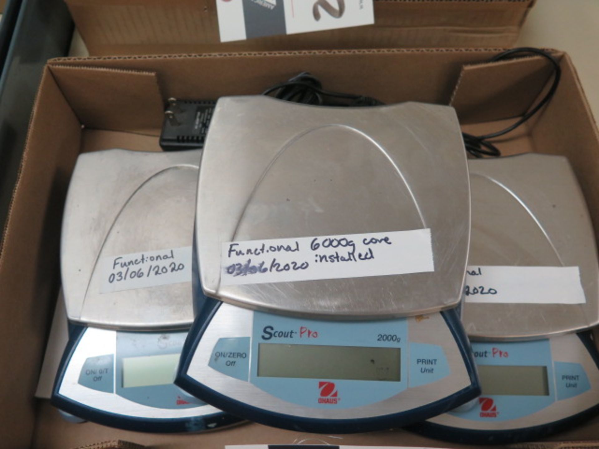 Ohaus ScoutPro SP2001 2000g Digital Scales (3), SOLD AS IS AND WITH NO WARRANTY - Image 2 of 3