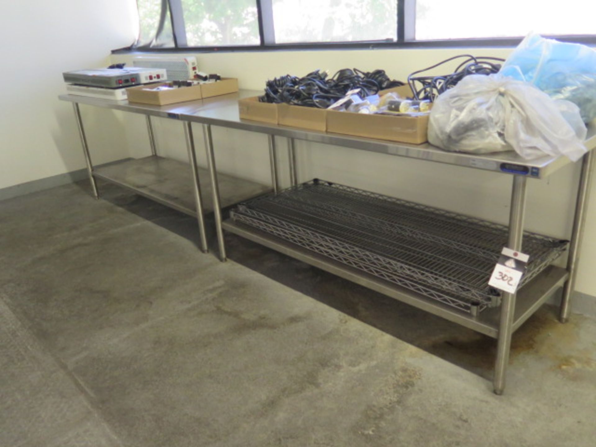 Stainless Steel Lab Benches (2)