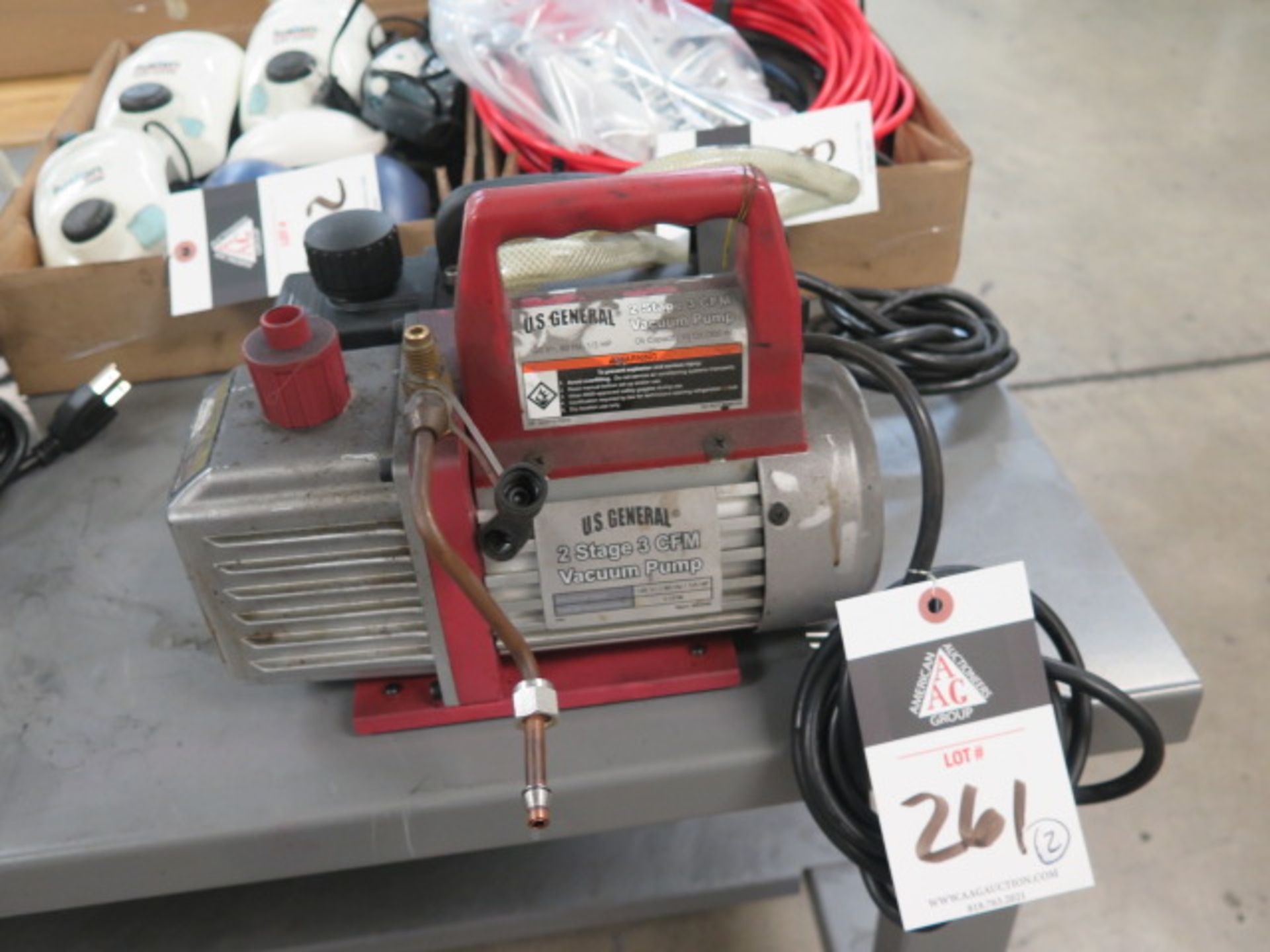 Vacuum Pumps (2), SOLD AS IS AND WITH NO WARRANTY