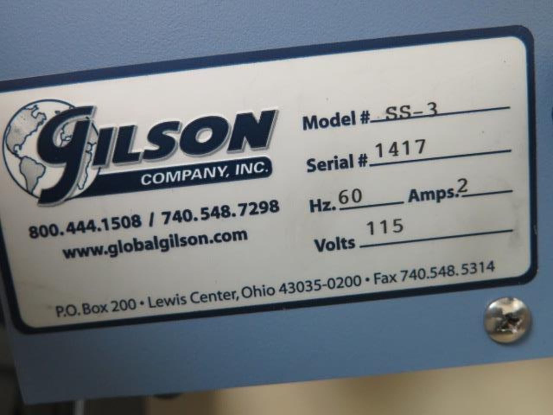 Gilson "Performer III SS-3" Sieve Shaker w/ Screens, SOLD AS IS AND WITH NO WARRANTY - Image 5 of 5