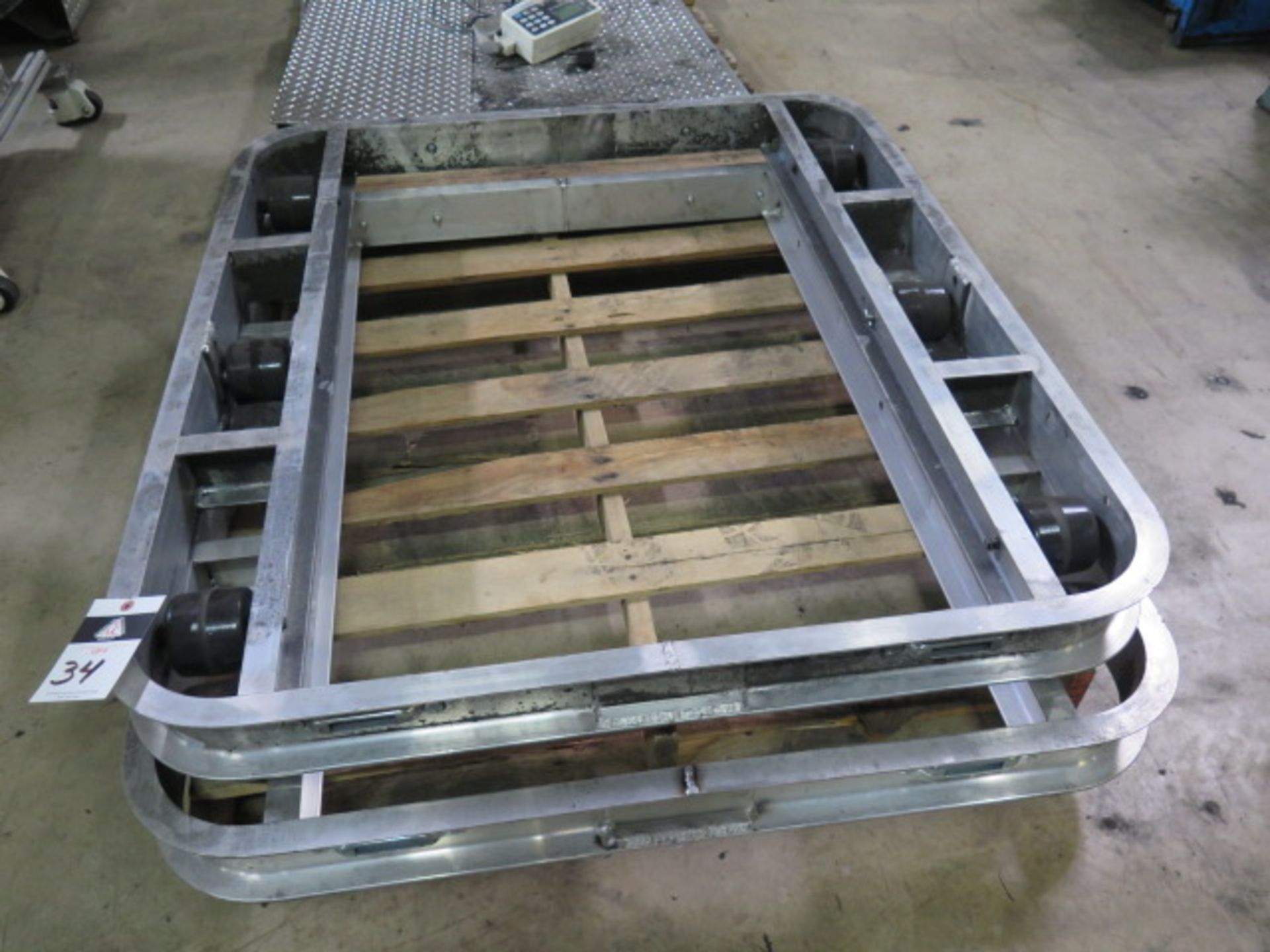 Aluminum Pallet Dolleys (2), SOLD AS IS WITH NO WARRANTY - Image 2 of 3