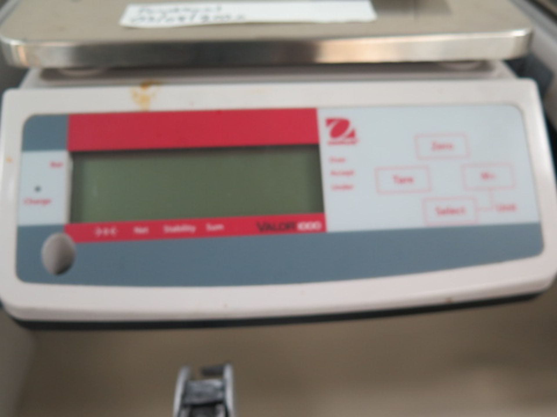 Ohaus mdl. V11P3 “Valor 1000” Counting Scale, SOLD AS IS AND WITH NO WARRANTY - Image 3 of 3