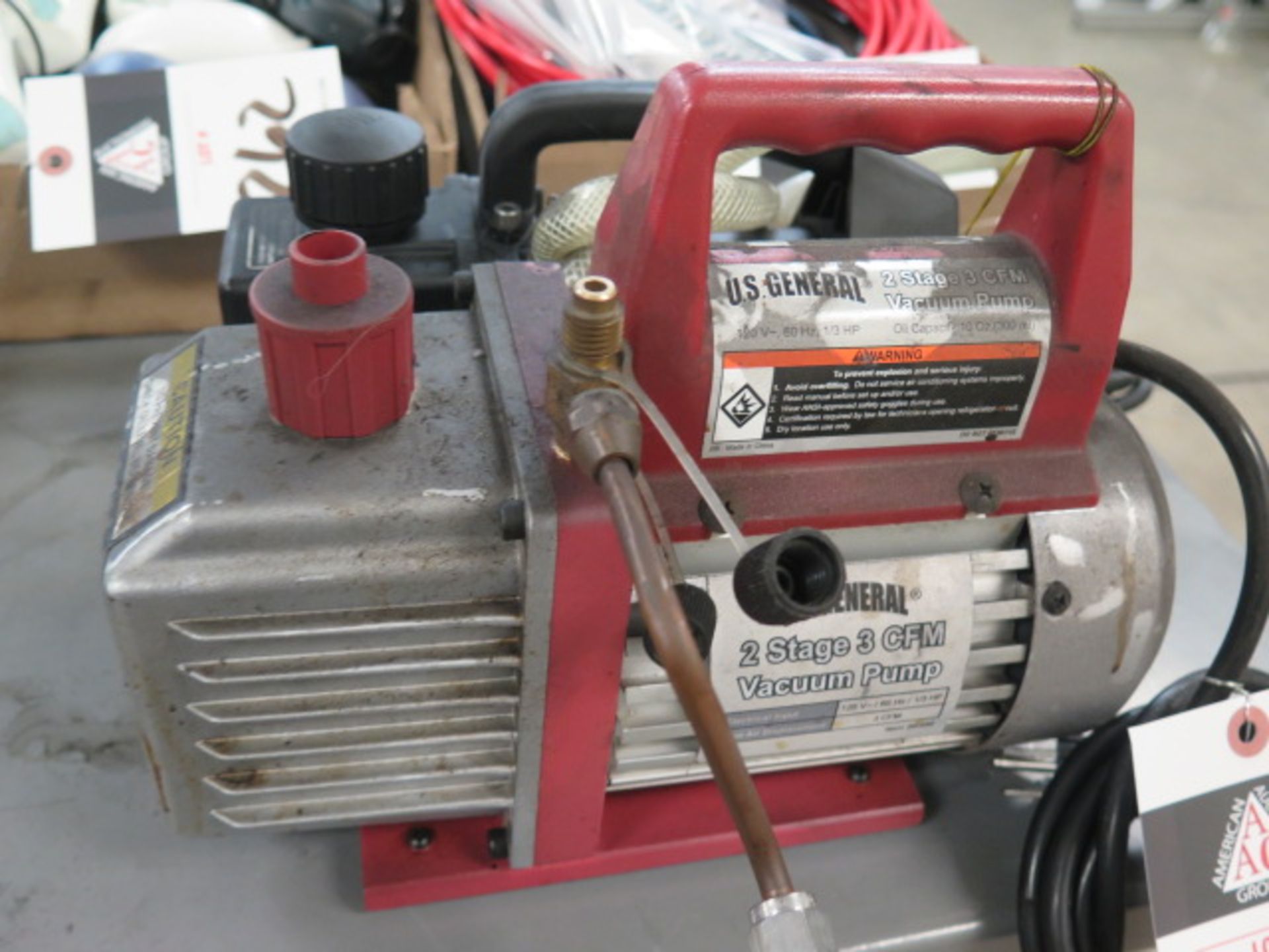 Vacuum Pumps (2), SOLD AS IS AND WITH NO WARRANTY - Image 2 of 3