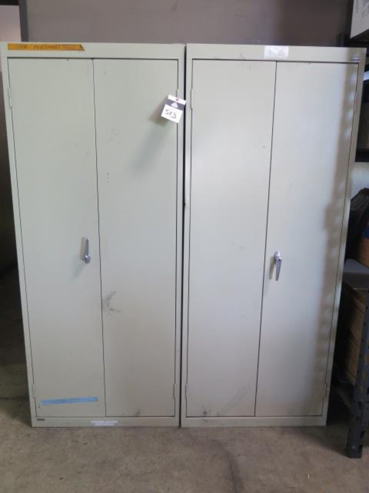Shop Supplies w/ (2) Storage Cabinets