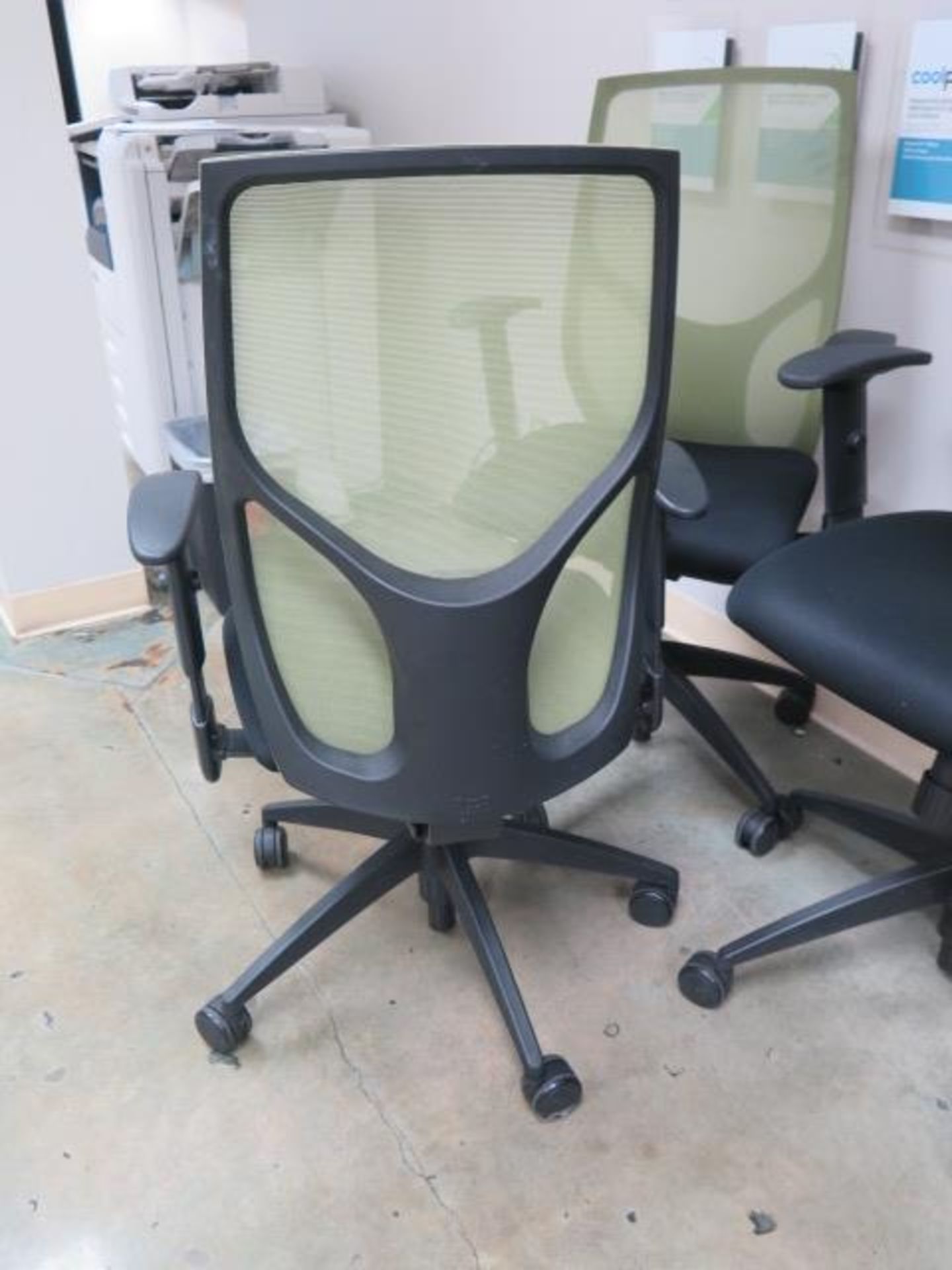 Ergonomic Office Chairs (7 - Green) - Image 4 of 5
