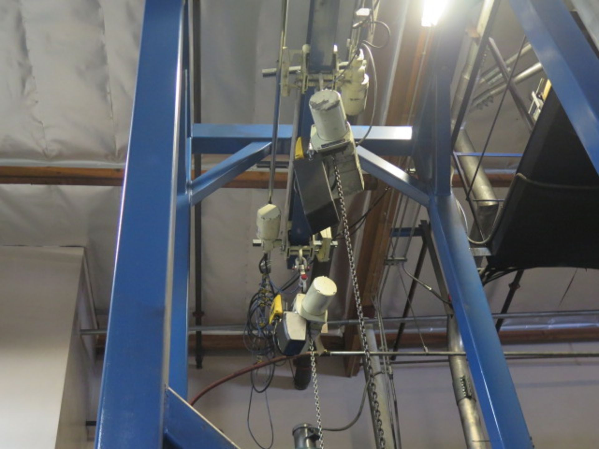 Coffing and JLC Electric Hoists w/ Remote Controls and Tower, SOLD AS IS WHERE IS WITH NO WARRANTY - Image 5 of 6