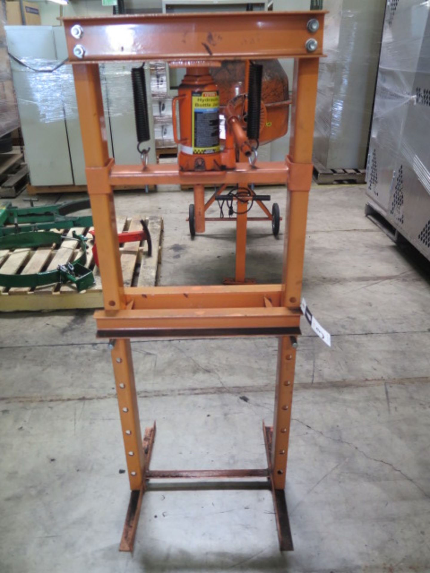 Central Hydraulics 12-Ton Hydraulic H-Frame Press, SOLD AS IS WITH NO WARRANTY - Image 2 of 3