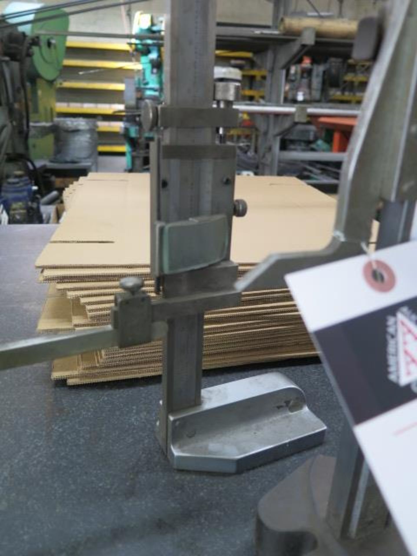 Starrett 18" Vernier Height Gage and Mitutoyo 12" Vernier Height Gage - Image 4 of 6