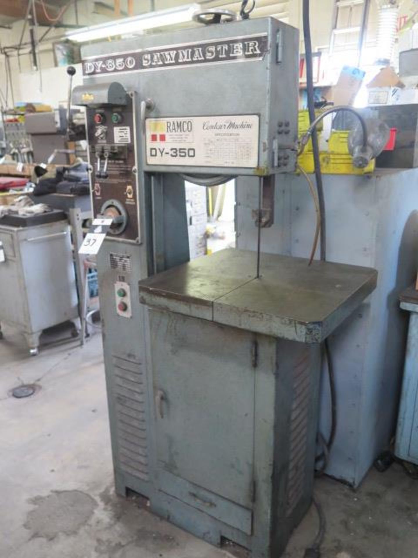 Ramco SawMaster DY-350 14" Vertical Band Saw s/n 885057 w/ Blade Welder, SOLD AS IS AND NO WARRANTY - Image 2 of 7