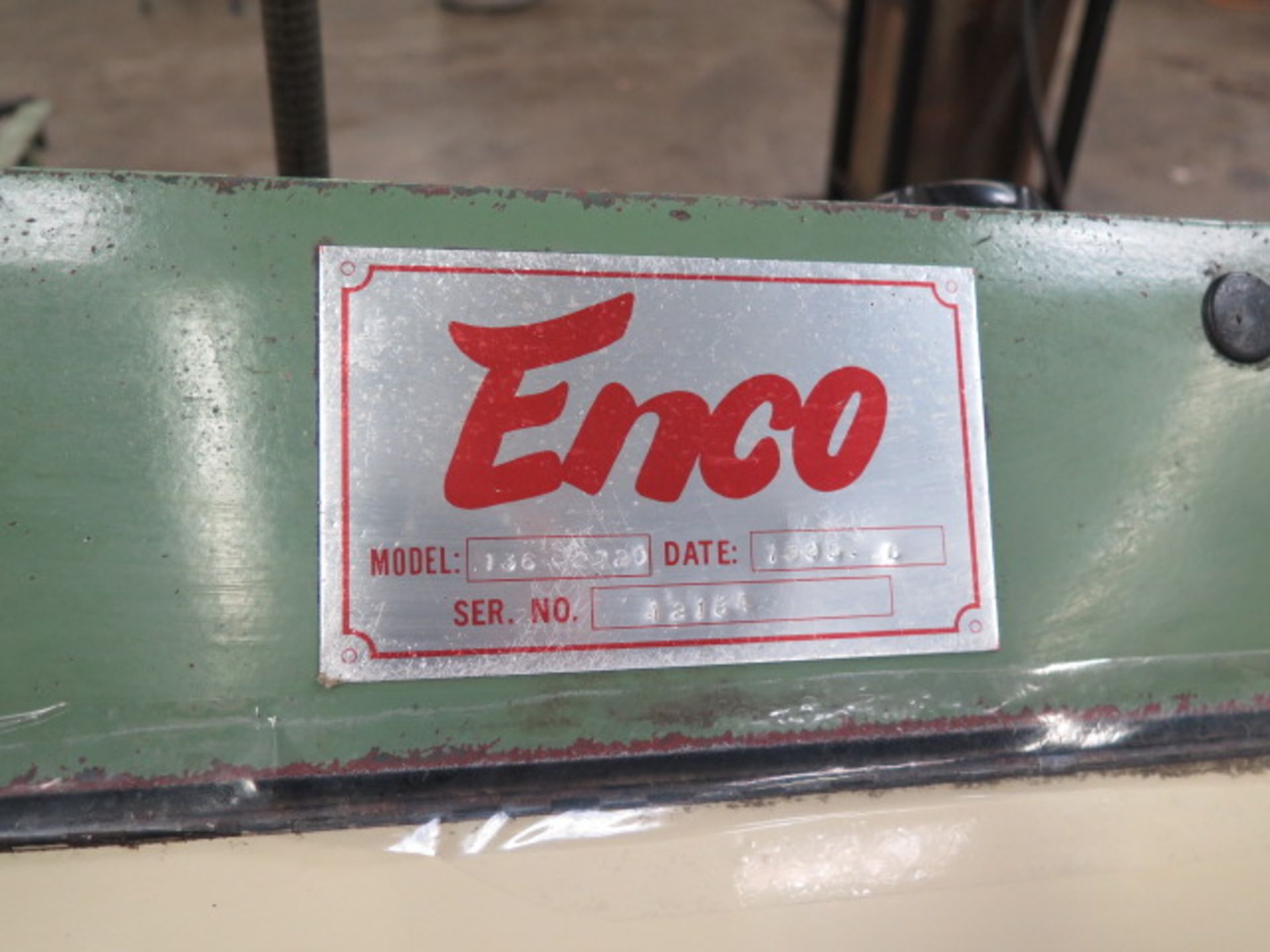 Enco BS-12A 12” Automatic Horizontal Saw s/n 12154 w/ Controls, 6-Speeds, Auto Feed, SOLD AS IS - Image 3 of 17