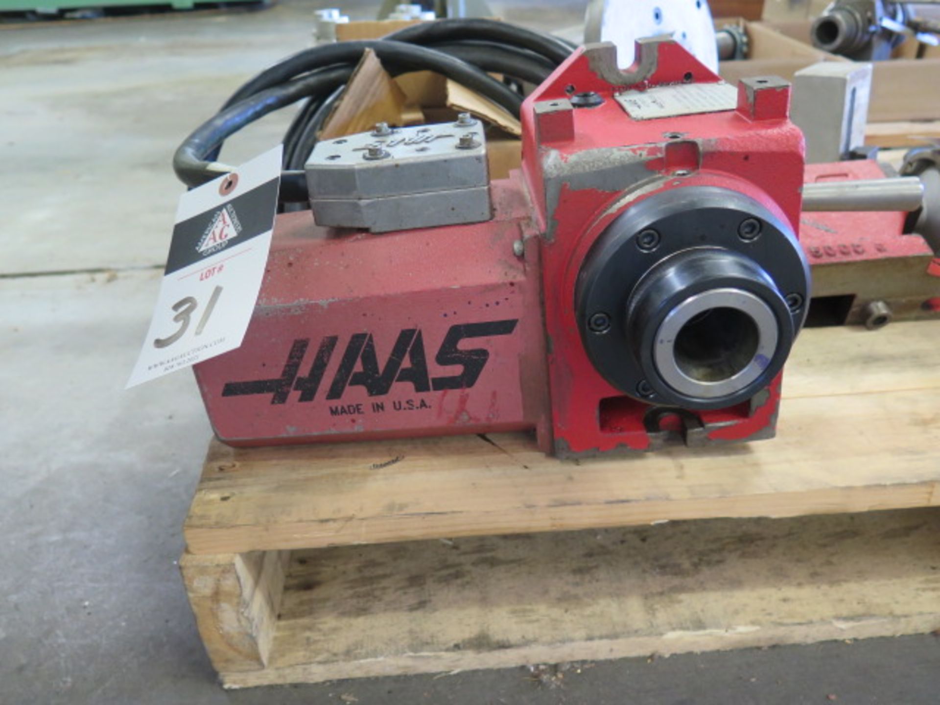 Haas 4th Axis 5C Rotary Head w/ Haas Servo Controller and Mill Center (SOLD AS-IS NO Warranty)