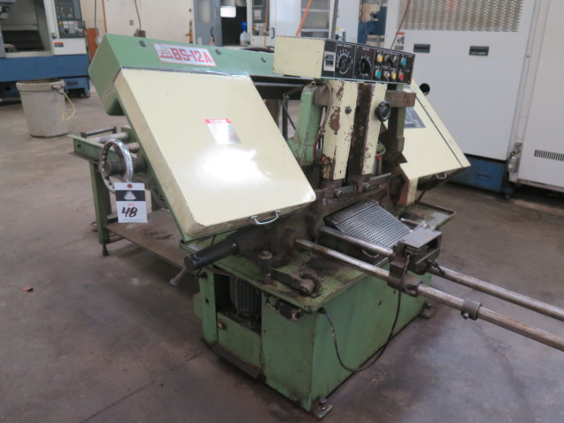 Enco BS-12A 12” Automatic Horizontal Saw s/n 12154 w/ Controls, 6-Speeds, Auto Feed, SOLD AS IS - Image 2 of 17