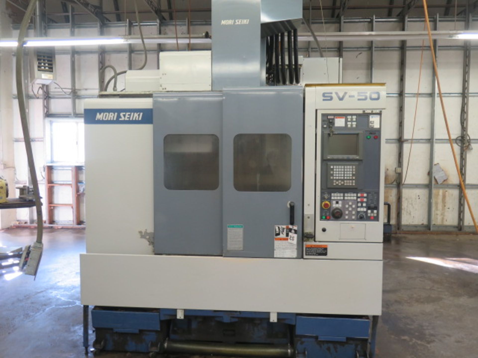 1996 Mori Seiki SV-50/40 CNC VMC s/n 221 w/ Mori Seiki MSC-518, SOLD AS IS W/ NO WARRANTY