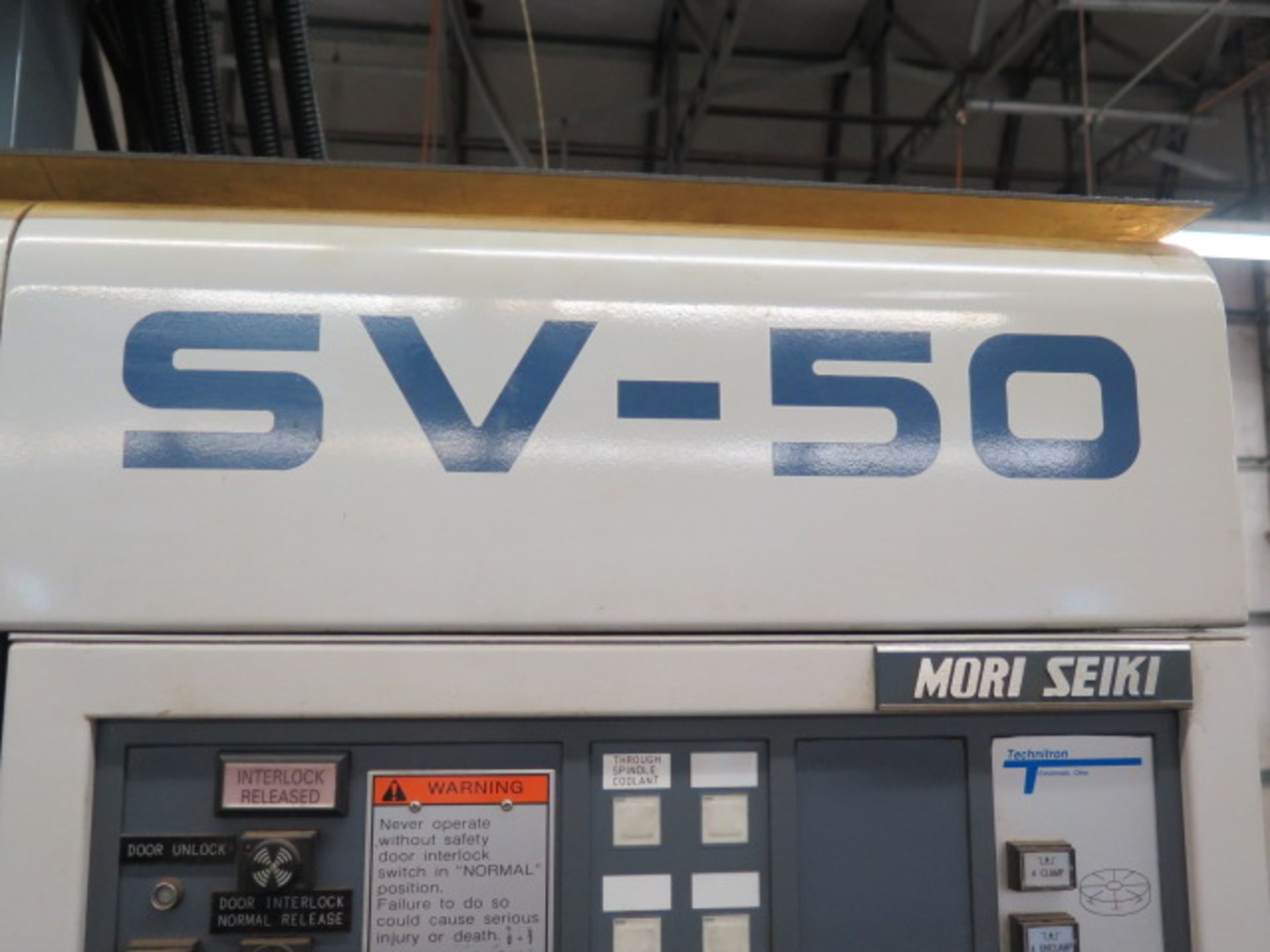 1996 Mori Seiki SV-50/40 CNC VMC s/n 221 w/ Mori Seiki MSC-518, SOLD AS IS W/ NO WARRANTY - Image 6 of 27