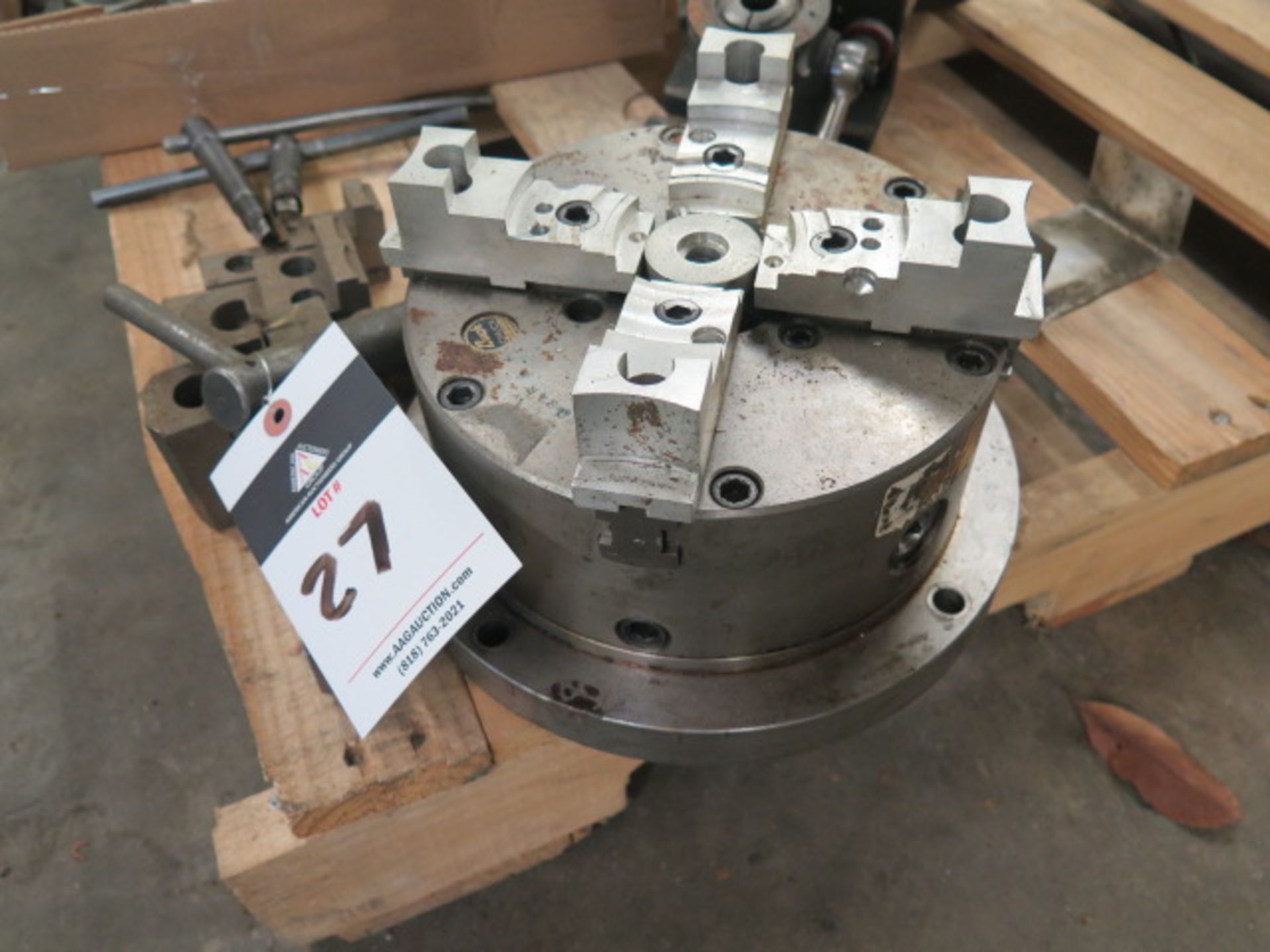 8” 4-Jaw Chuck and Misc Fixtures (FOR NIKKEN 4th AXIS)