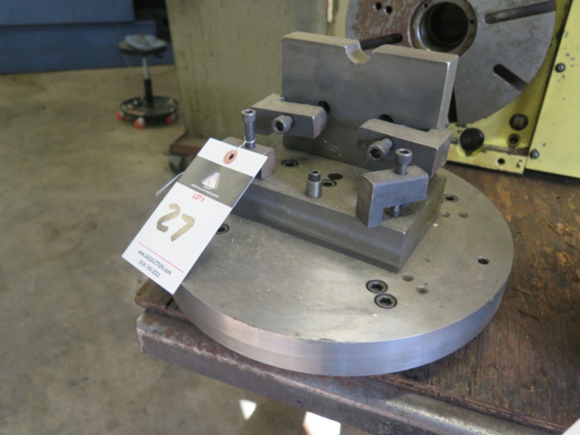 8” 4-Jaw Chuck and Misc Fixtures (FOR NIKKEN 4th AXIS) - Image 4 of 4