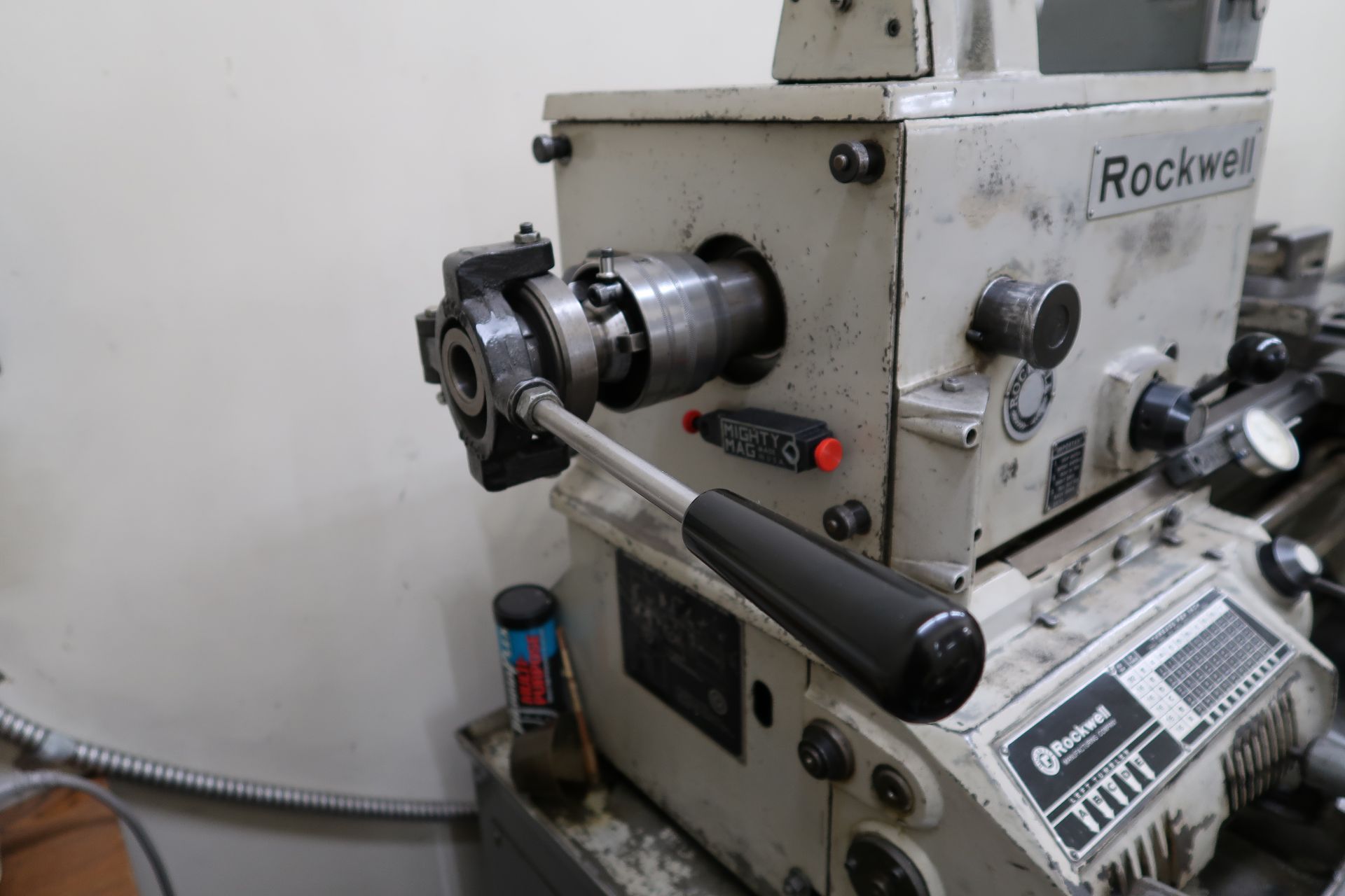Rockwell “Delta 14” 14” x 45” Lathe s/n 1403561 w 40-1600 Adjustable RPM, (SOLD AS IS) - Image 8 of 9