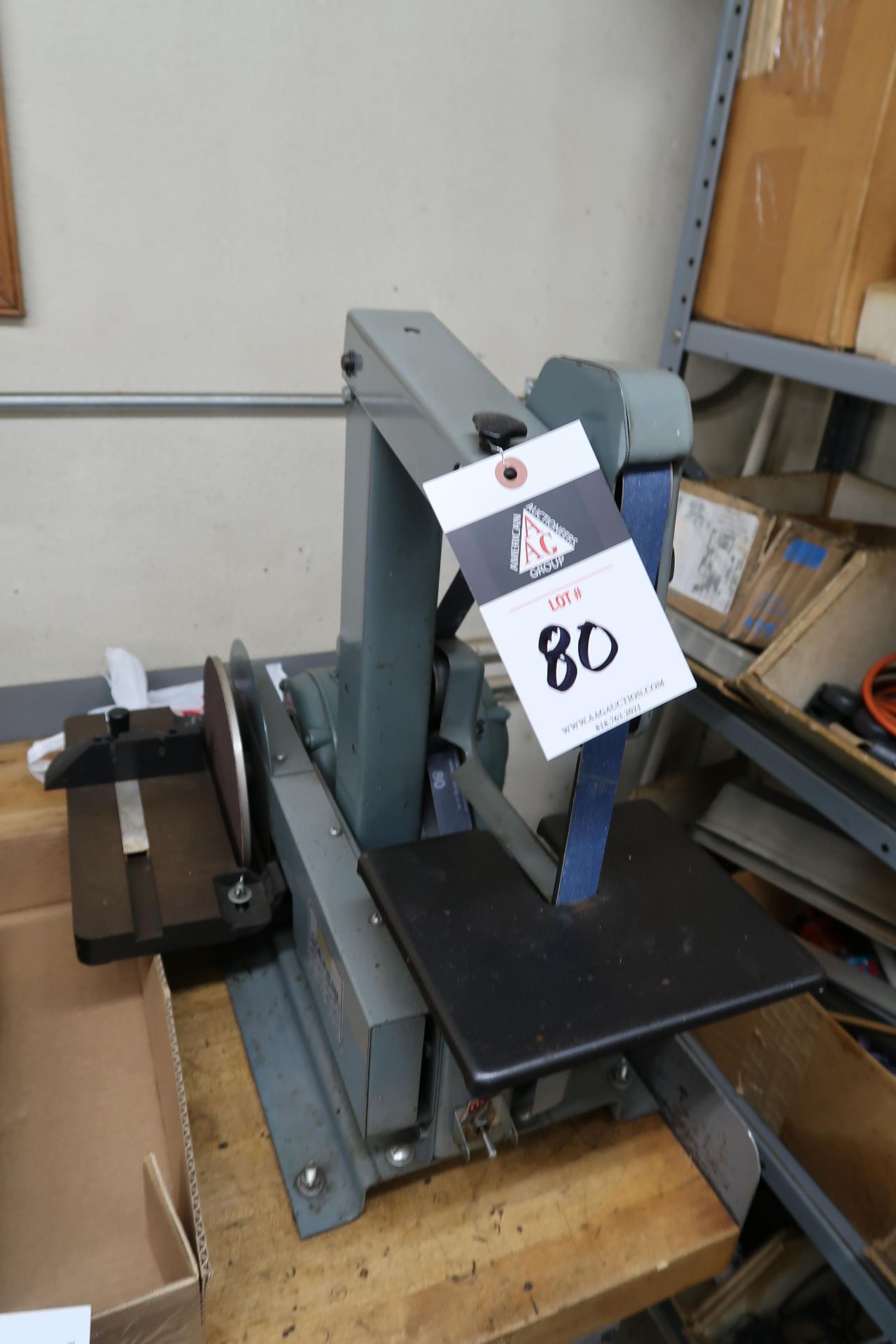 Import 1" Belt / 8" Disc Sander (SOLD AS-IS - NO WARRANTY)