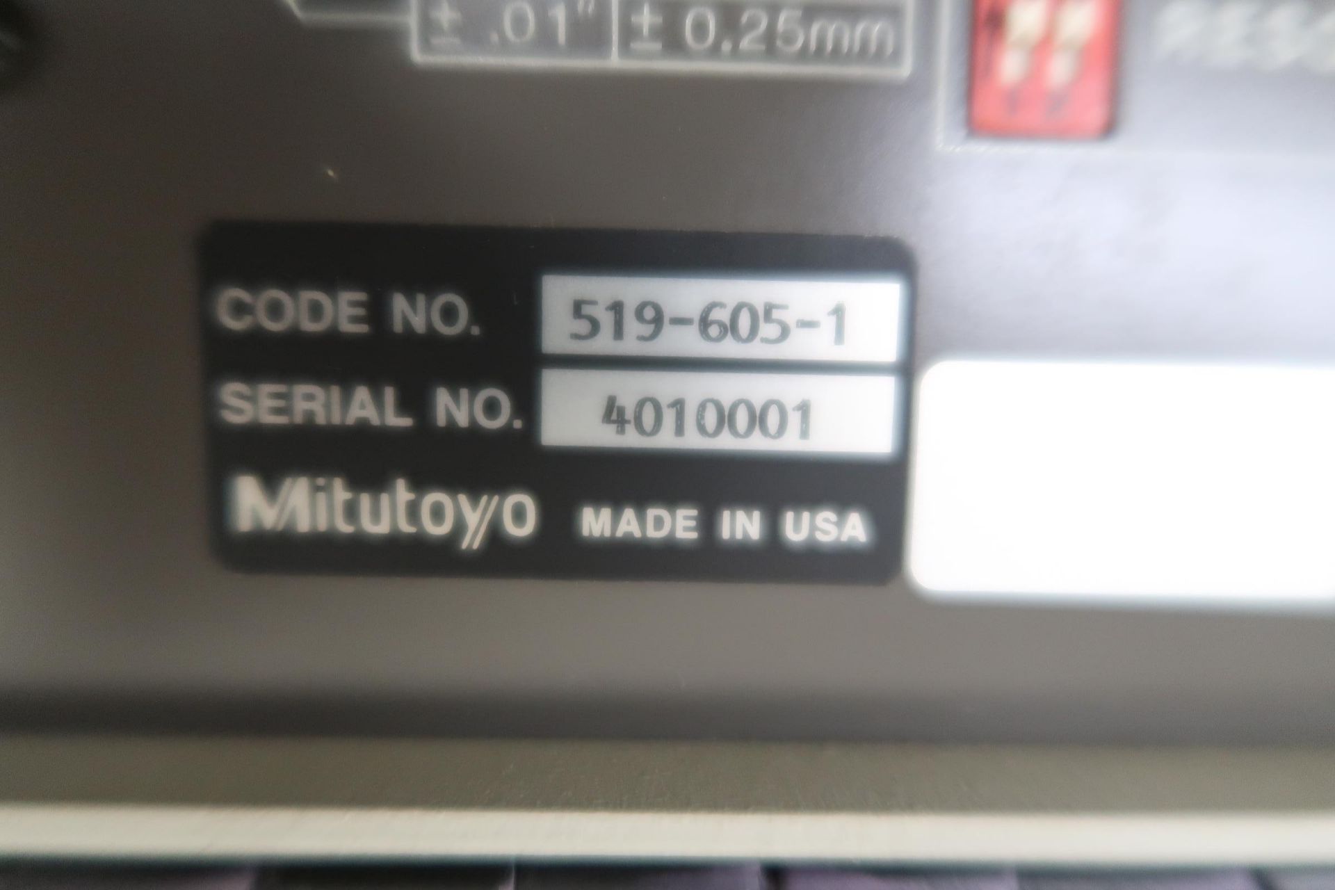 Mitutoyo mdl. 162-102 Super Bench Micrometer w/ Mitutoyo mdl. 519-605-1 Digital Display - Image 9 of 9
