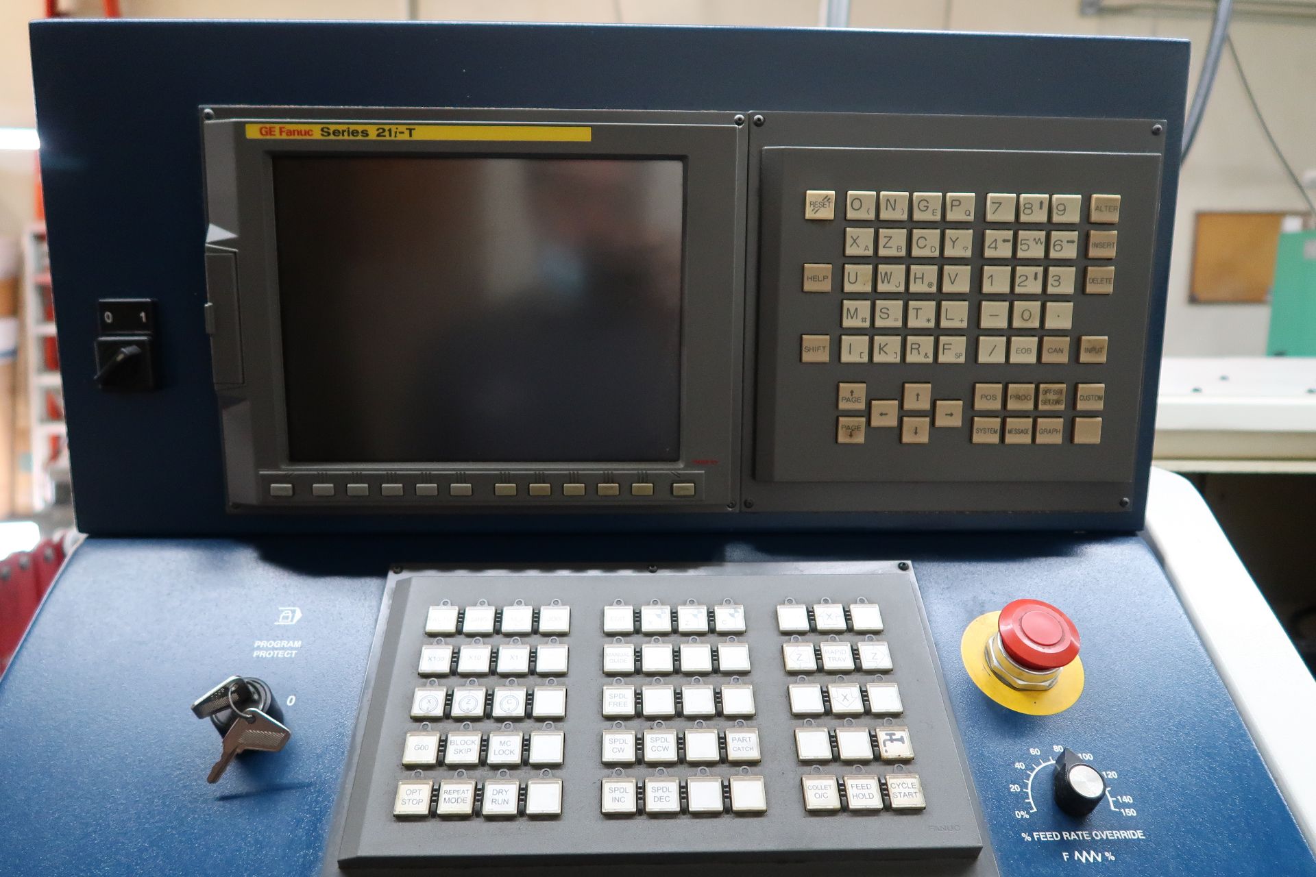 2003 Hardinge mdl. MG Conquest GT27 SP CNC Cross Slide Gang Tool lathe s/n MG-102 SOLD AS IS - Image 9 of 21
