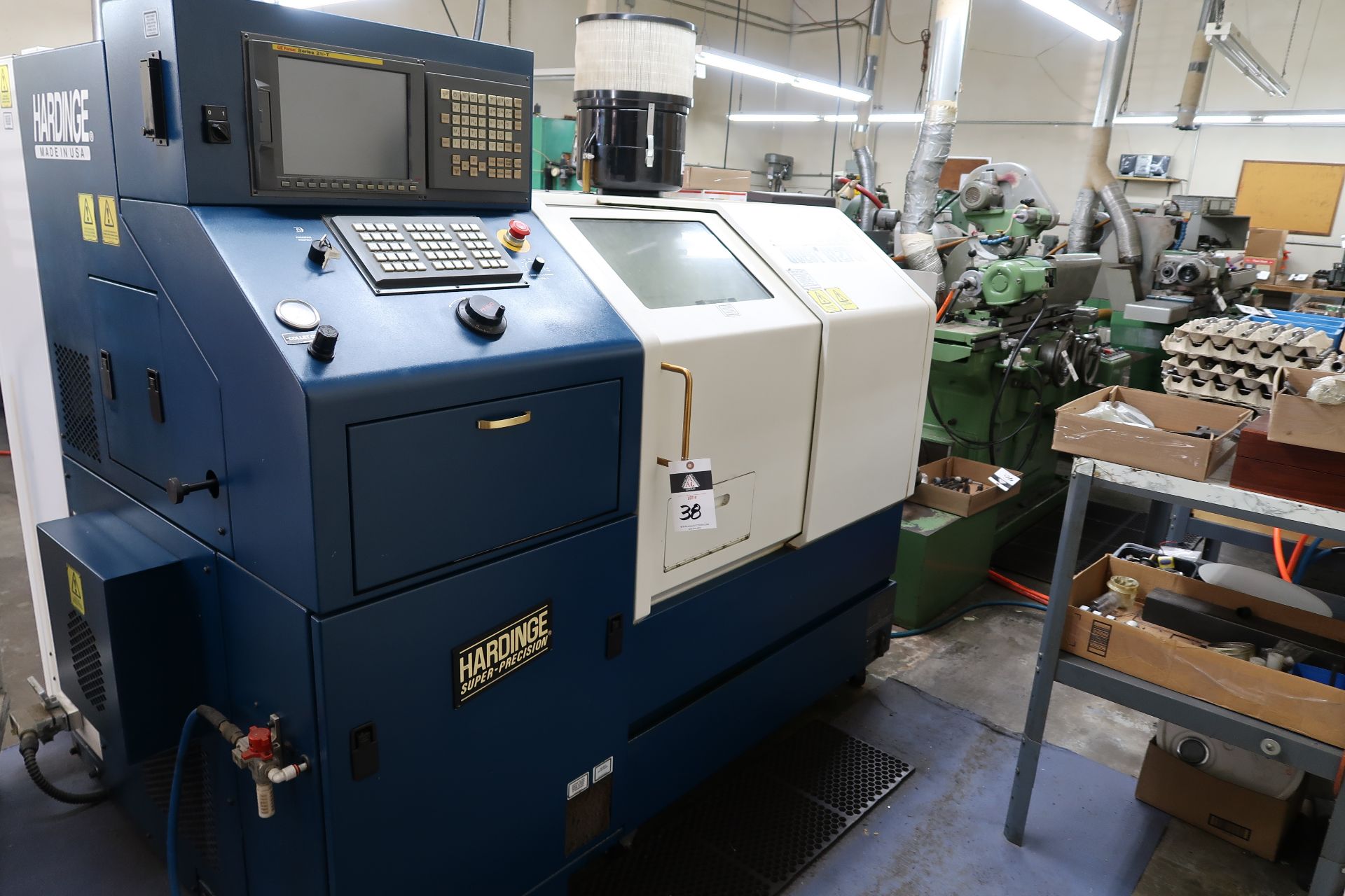 2003 Hardinge mdl. MG Conquest GT27 SP CNC Cross Slide Gang Tool lathe s/n MG-102 SOLD AS IS - Image 2 of 21