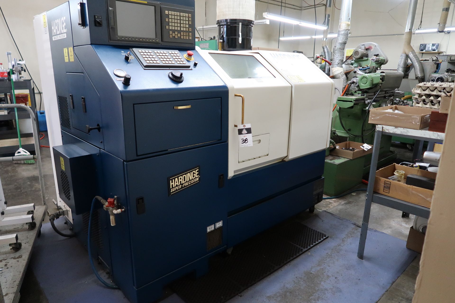 2003 Hardinge mdl. MG Conquest GT27 SP CNC Cross Slide Gang Tool lathe s/n MG-102 SOLD AS IS