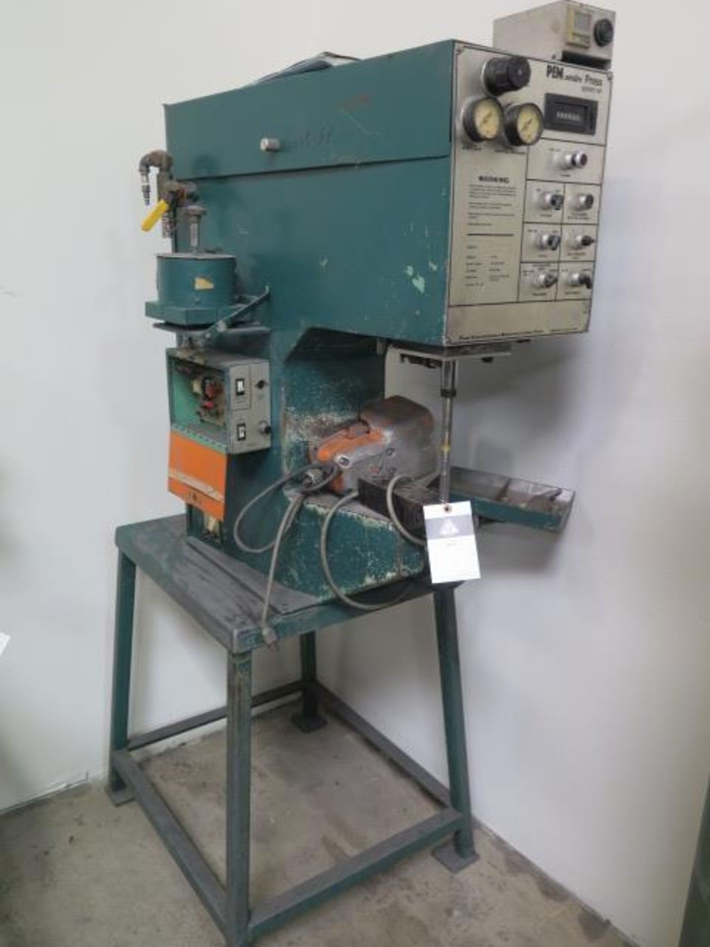 Pemserter Series 100 6-Ton x 12” Hardware Insertion Press s/n 100A-786, SOLD AS IS AND NO WARRANTY