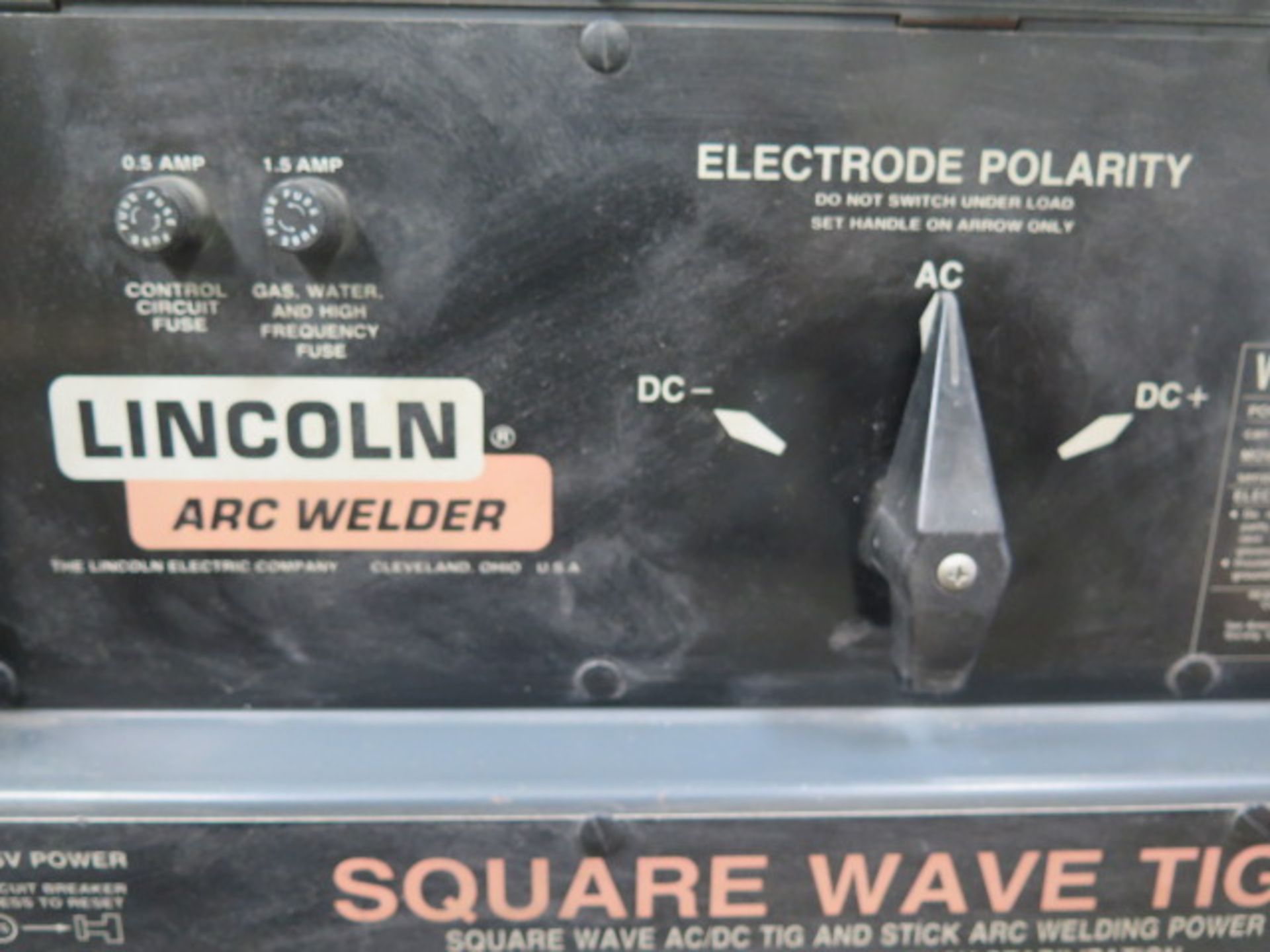 Lincoln Square Wave TIG-300 Square Wave AC/DC TIG and Stick Welding Power Source SOLD AS IS - Image 6 of 7