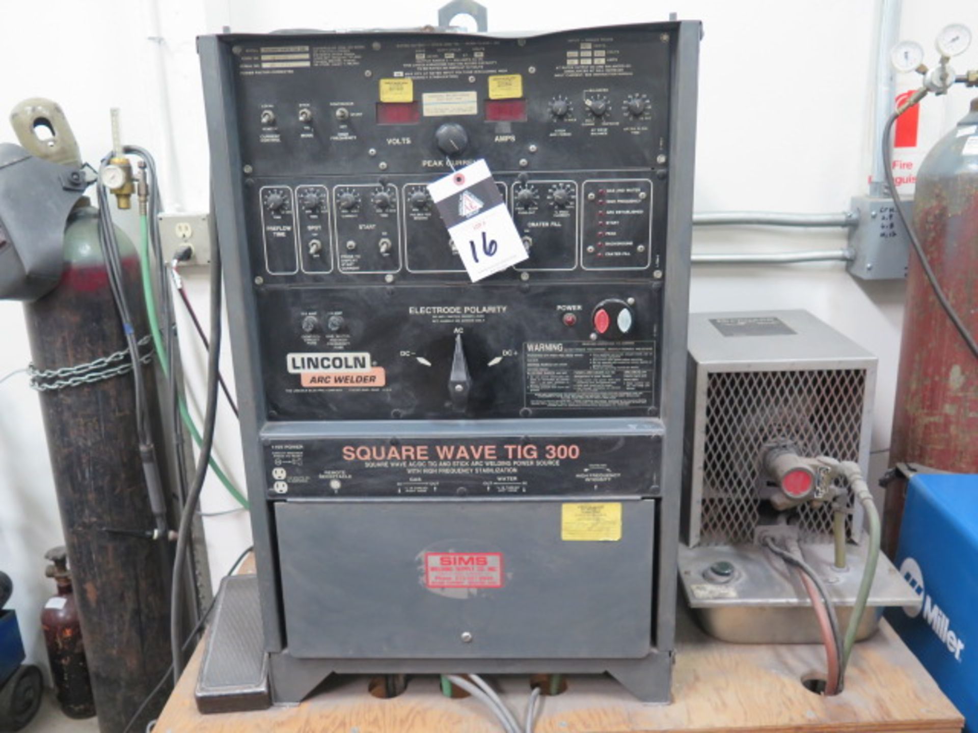 Lincoln Square Wave TIG-300 Square Wave AC/DC TIG and Stick Welding Power Source SOLD AS IS